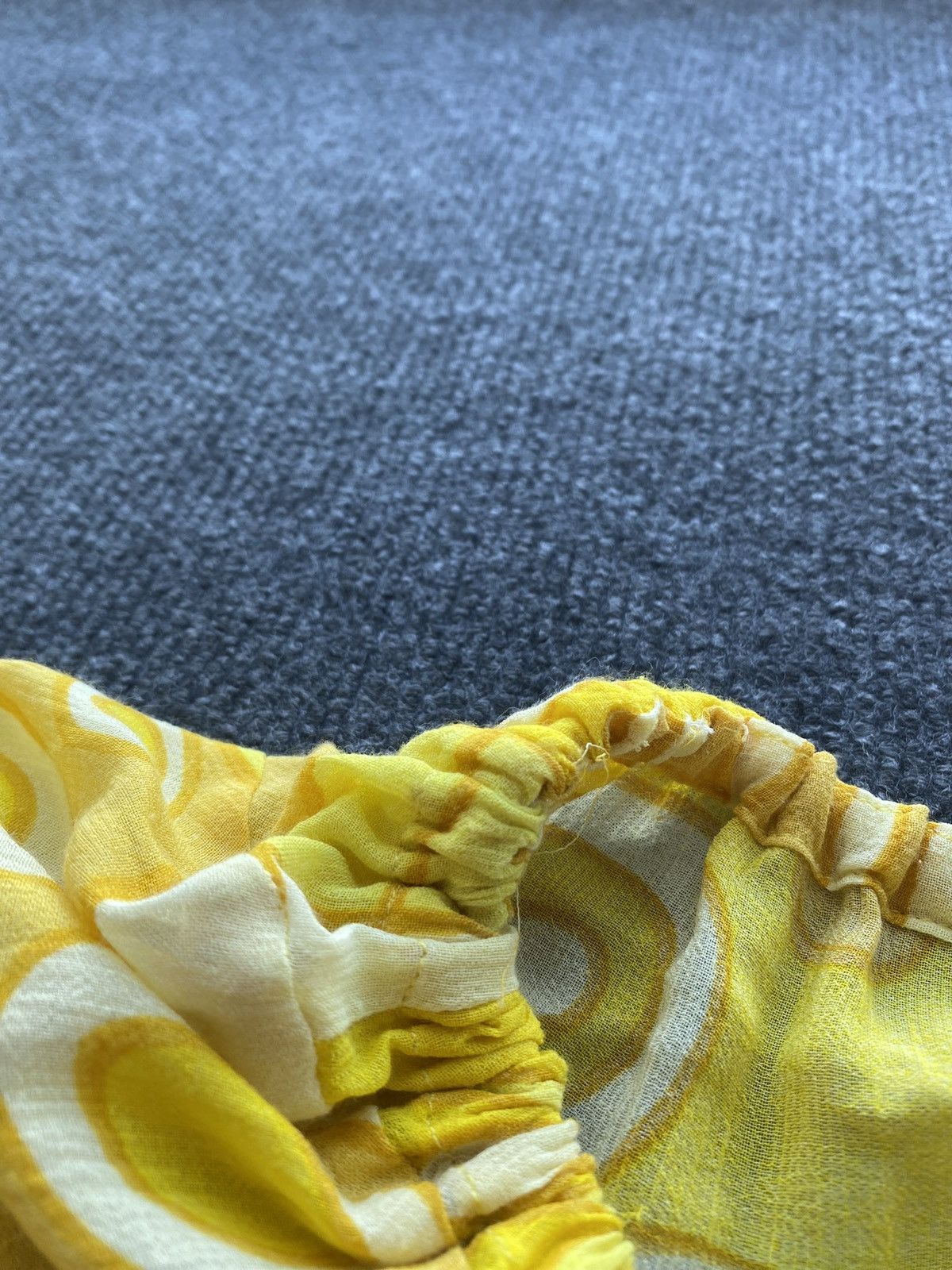 Miss Sixty 🔥Miss Sixty Sexy Balloon Sleeve yellow blouse alt goth emo Size L / US 10 / IT 46 - 15 Thumbnail