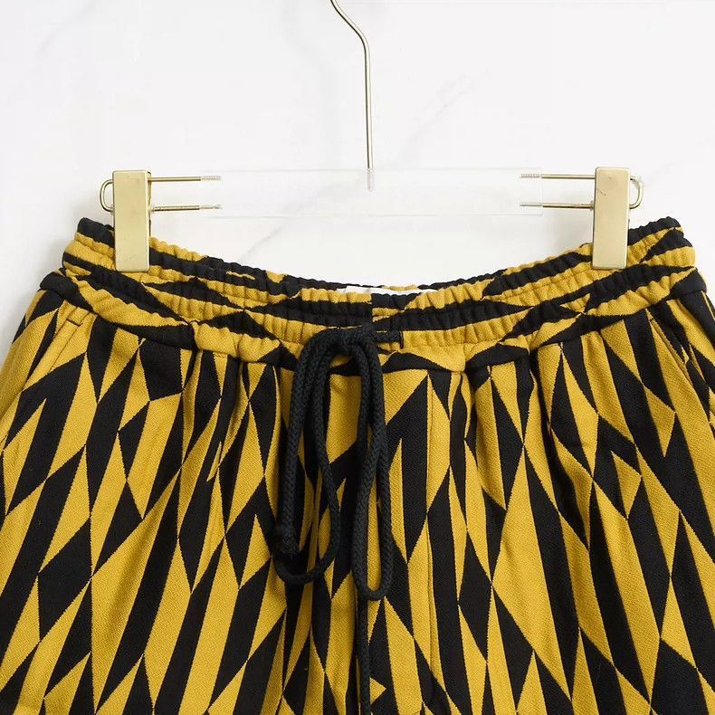 Junya Watanabe patterned drawstring shorts for men-2508 Size US 44 / EU 60 - 2 Thumbnail