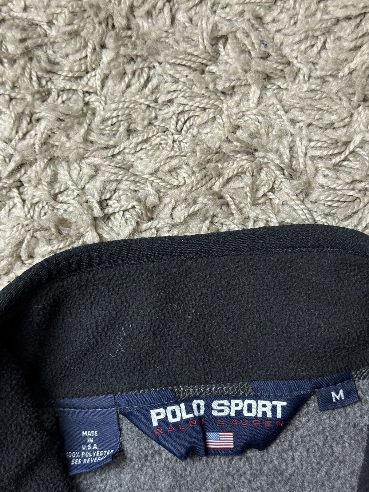 Polo Ralph Lauren Zip fleece Polo Spory Ralph Lauren original old money item Size US M / EU 48-50 / 2 - 3 Thumbnail