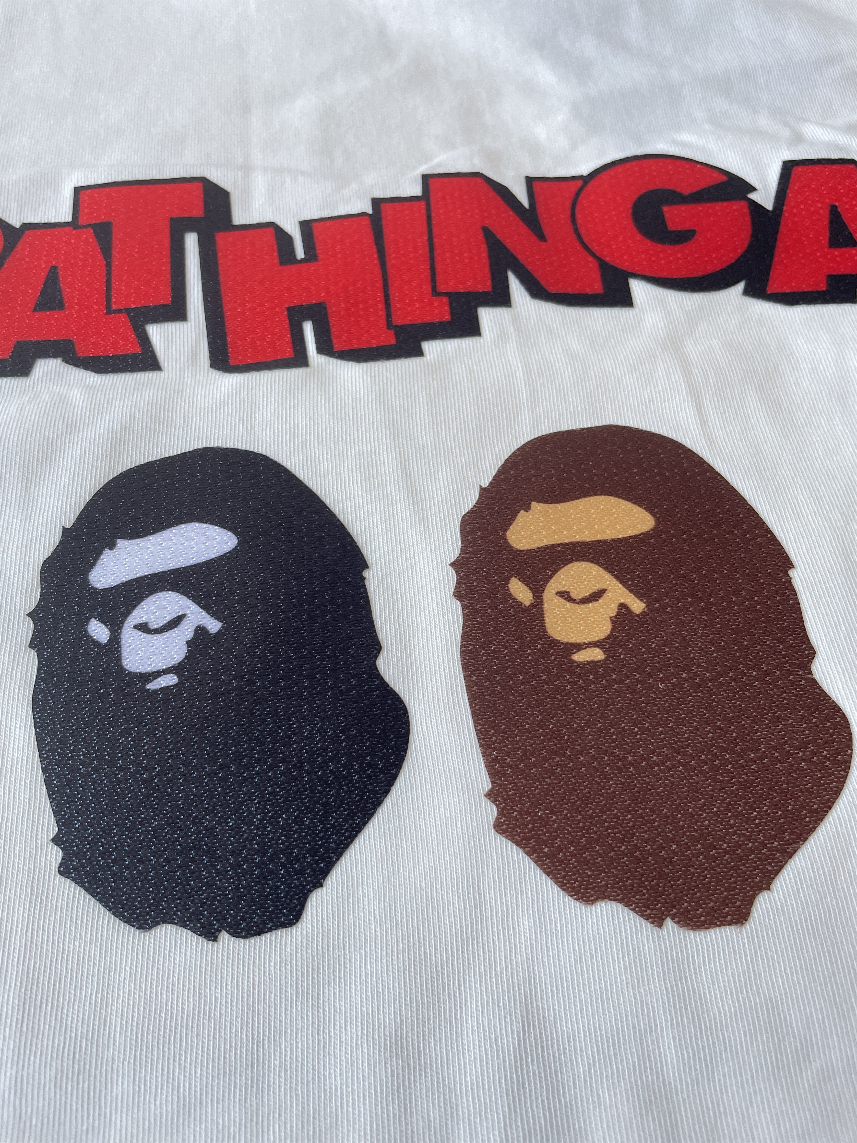 Bape BAPE TRIPLE APE HEAD RELAXED FIT TEE Size US XL / EU 56 / 4 - 4 Thumbnail