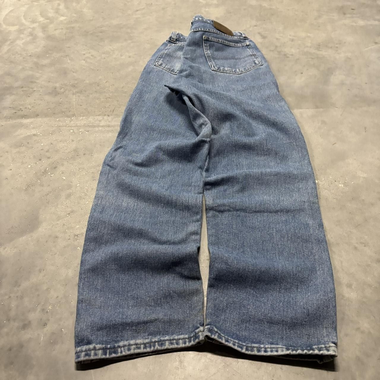 Japanese Brand × Vintage Crazy Vintage Y2K/2000s Grunge Faded Wash Denim Jeans! Size US 32 / EU 48 - 4 Thumbnail