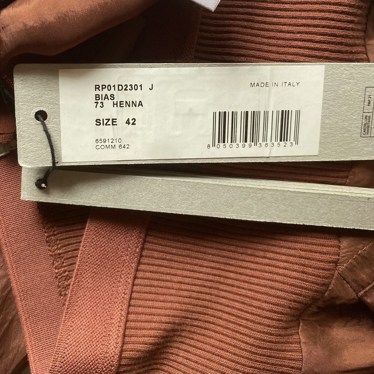 Rick Owens SS24 Lido Henna Floor-length Bias Trousers Size 28" / US 6 / IT 42 - 8 Thumbnail