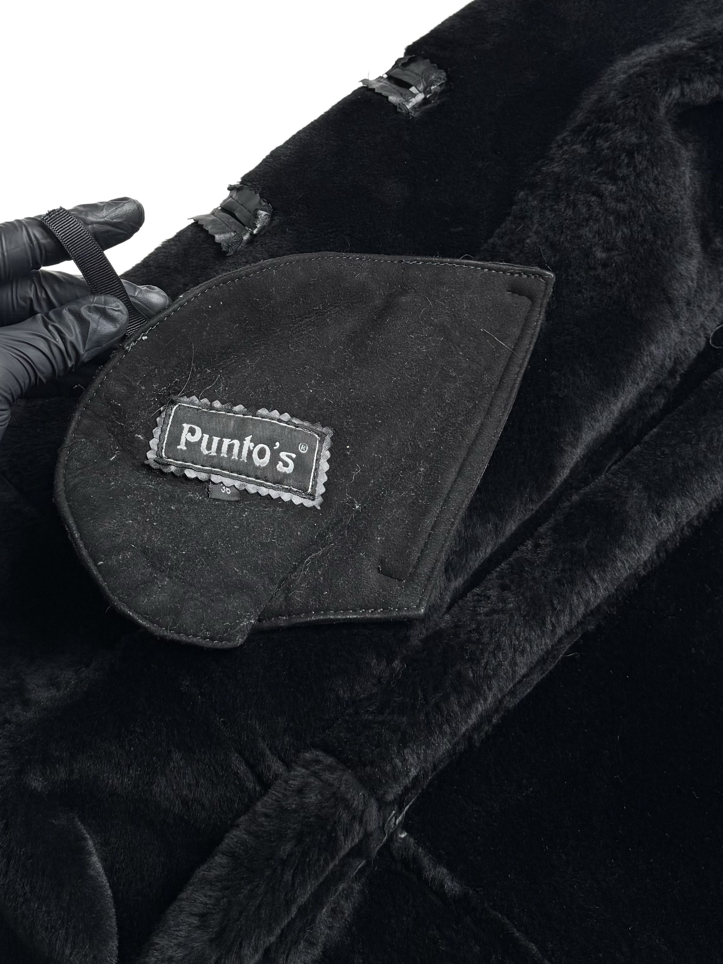 Vintage Vintage Real Sheepskin Coat With Real Fur Neck Size S / US 4 / IT 40 - 10 Thumbnail