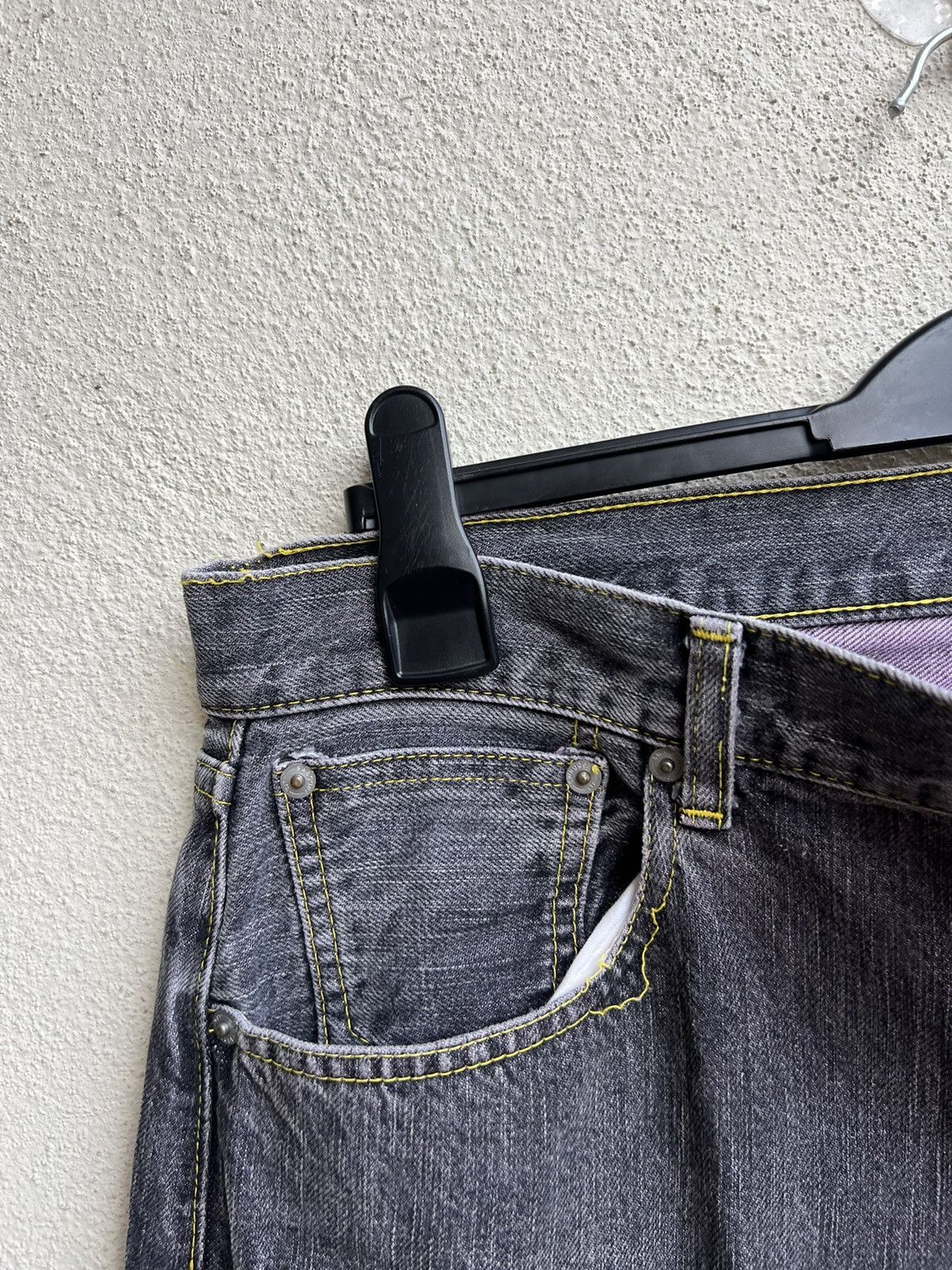 Swagger Vintage Swagger Japan Fade Black Denim Selvedge Jeans Size US 34 / EU 50 - 9 Thumbnail