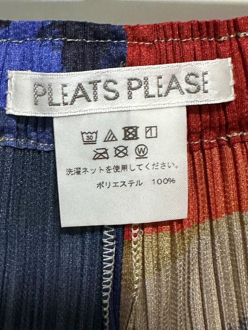 Other Issey Miyake size:2 Color-blocked pleated pants Size 30" / US 8 / IT 44 - 4 Thumbnail