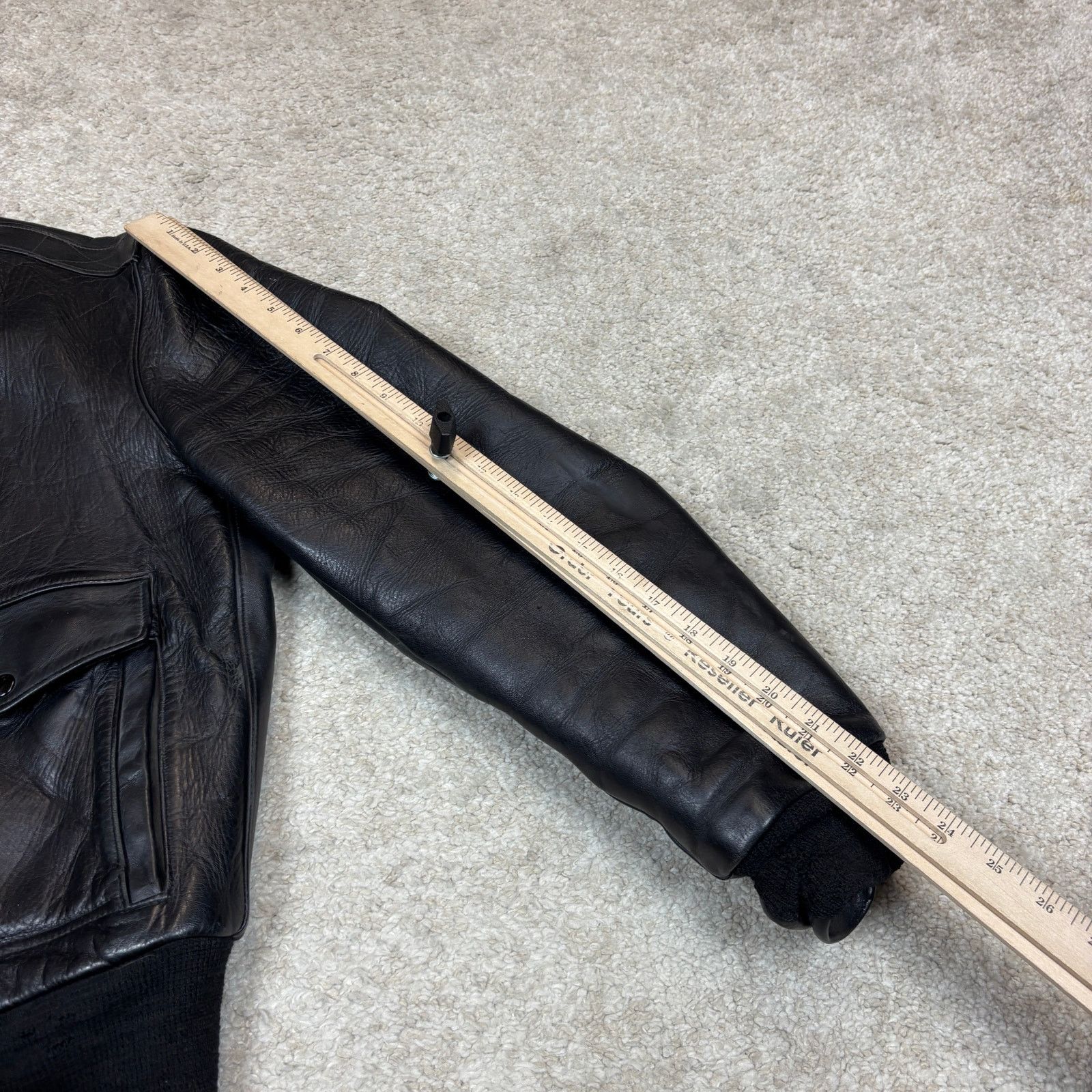 Vintage Vintage 40s 50s Sierra Sportswear Horsehide Leather Jacket Size US L / EU 52-54 / 3 - 11 Thumbnail