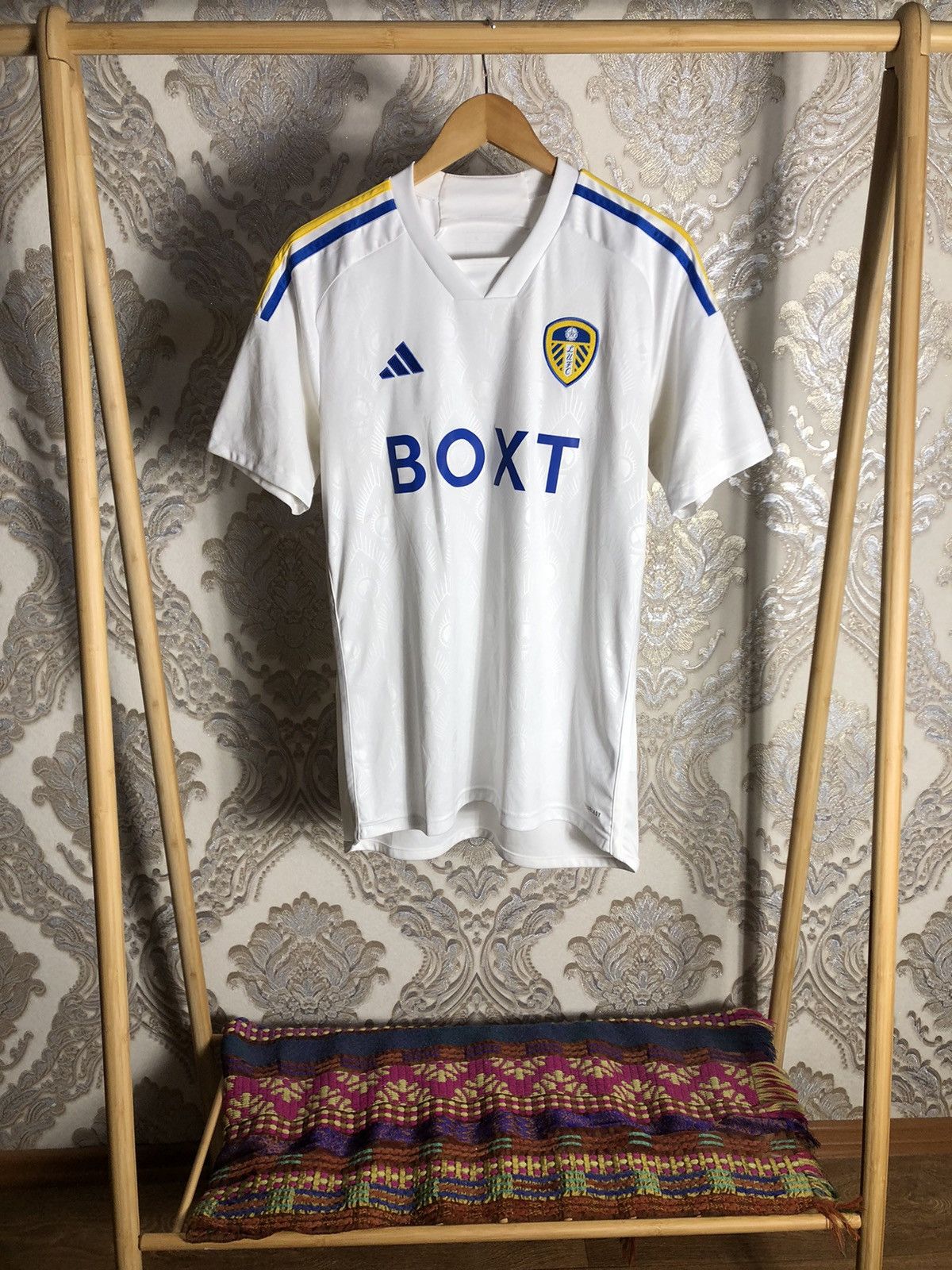Other VERY RARE ADIDAS FC LEEDS UNITED ENGLAND SOCCER JERSEY Y2K Size US L / EU 52-54 / 3 - 1 Thumbnail
