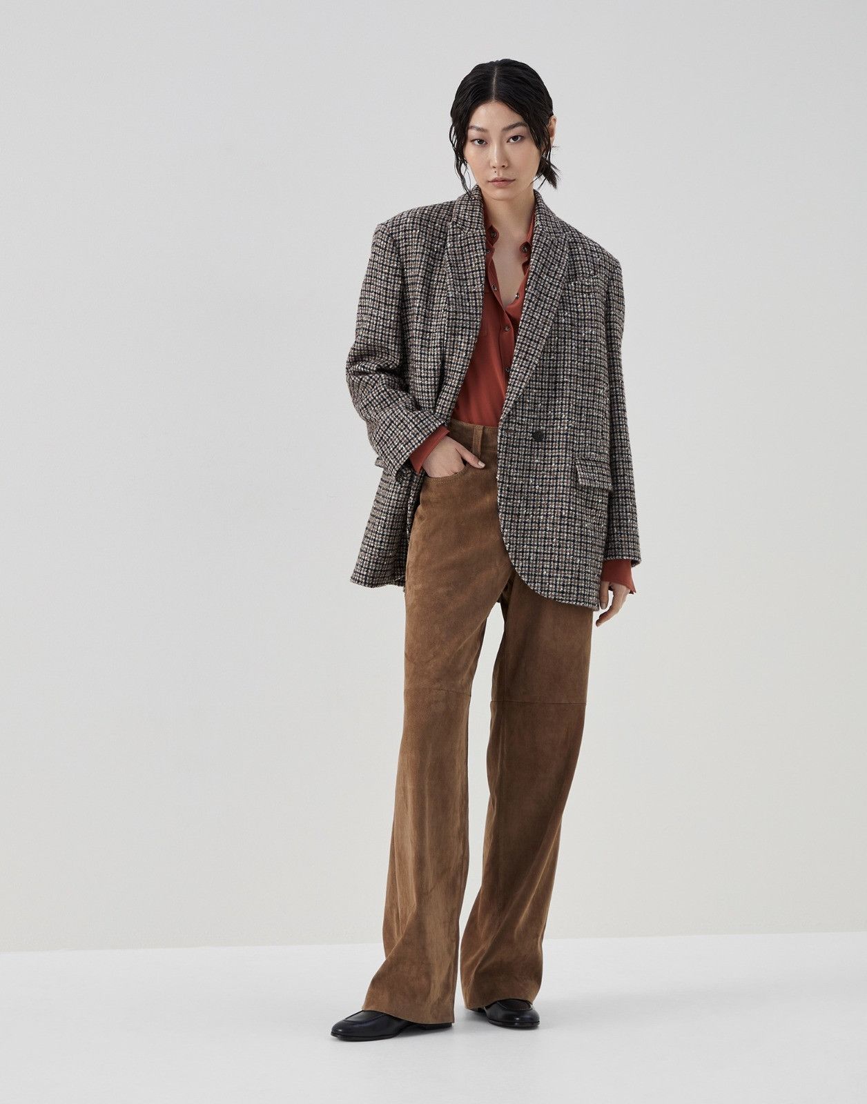 Brunello Cucinelli o1la1rc1a0225 Shirt With Pockets in Red Size L / US 10 / IT 46 - 3 Thumbnail