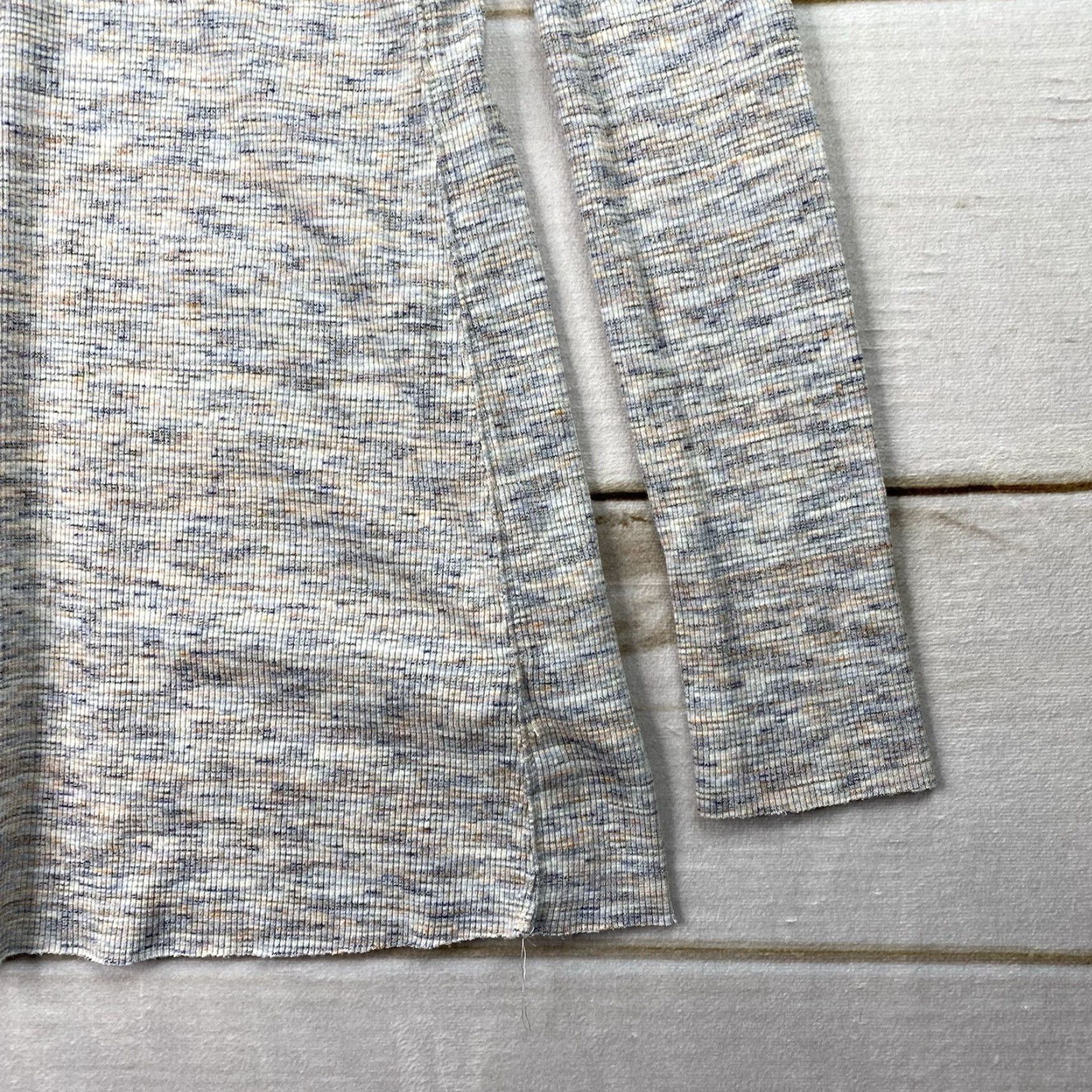 Free People We The Free Womens Tunic Shirt S Multicolor Heathered Turtleneck Split Back Bohemian Regular Size S Womens Size S / US 4 / IT 40 - 2 Thumbnail