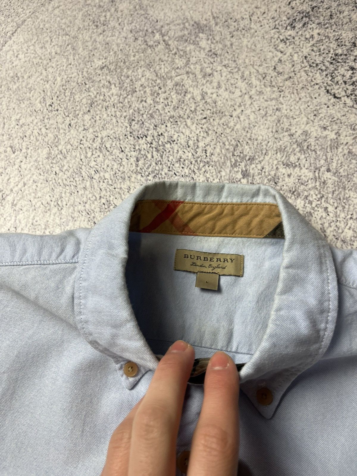 Burberry Vintage Burberry Shirt Luxury Size US L / EU 52-54 / 3 - 17 Thumbnail
