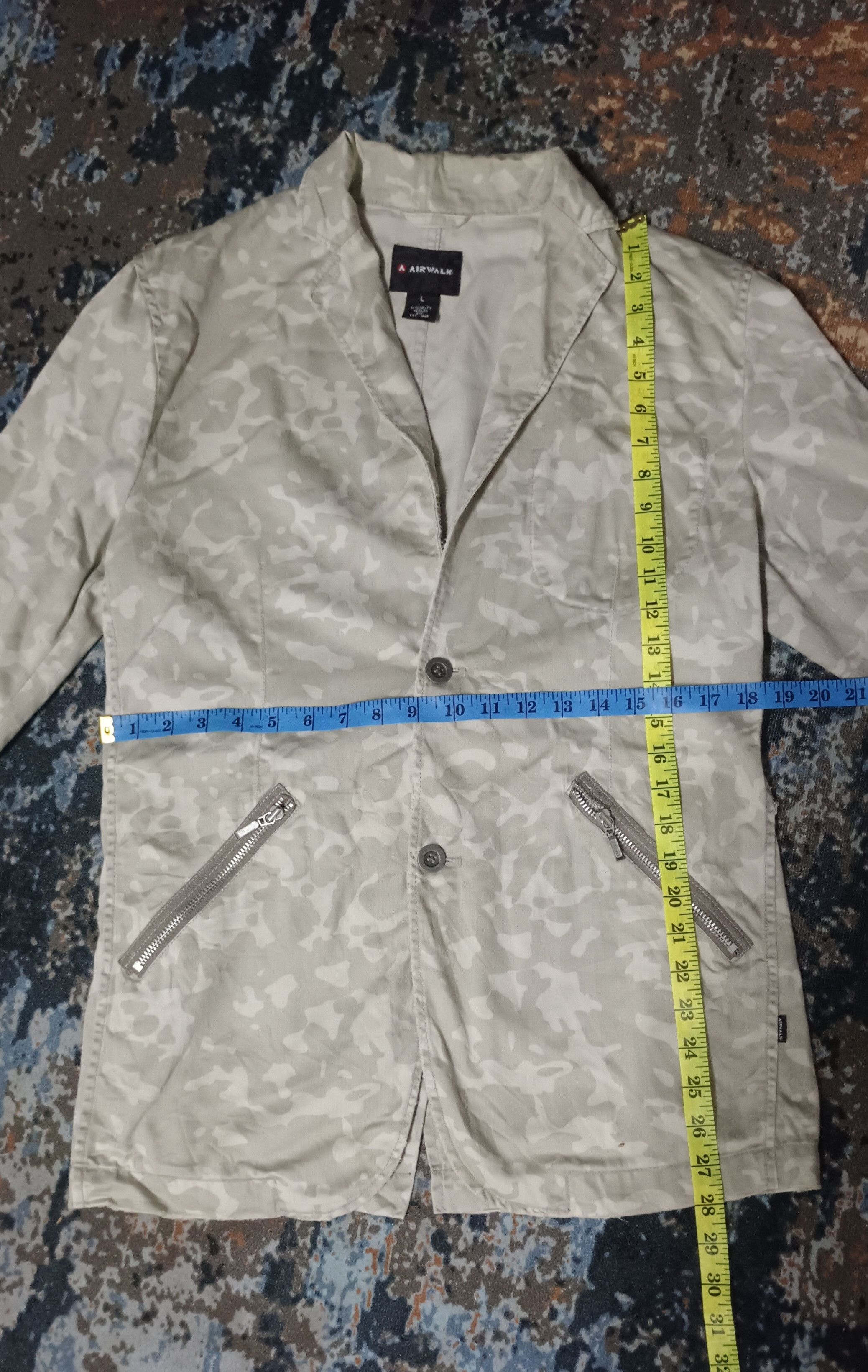 Airwalk Vintage🔥 Airwalk Camo Stripe Zipper Jacket Size US L / EU 52-54 / 3 - 11 Thumbnail