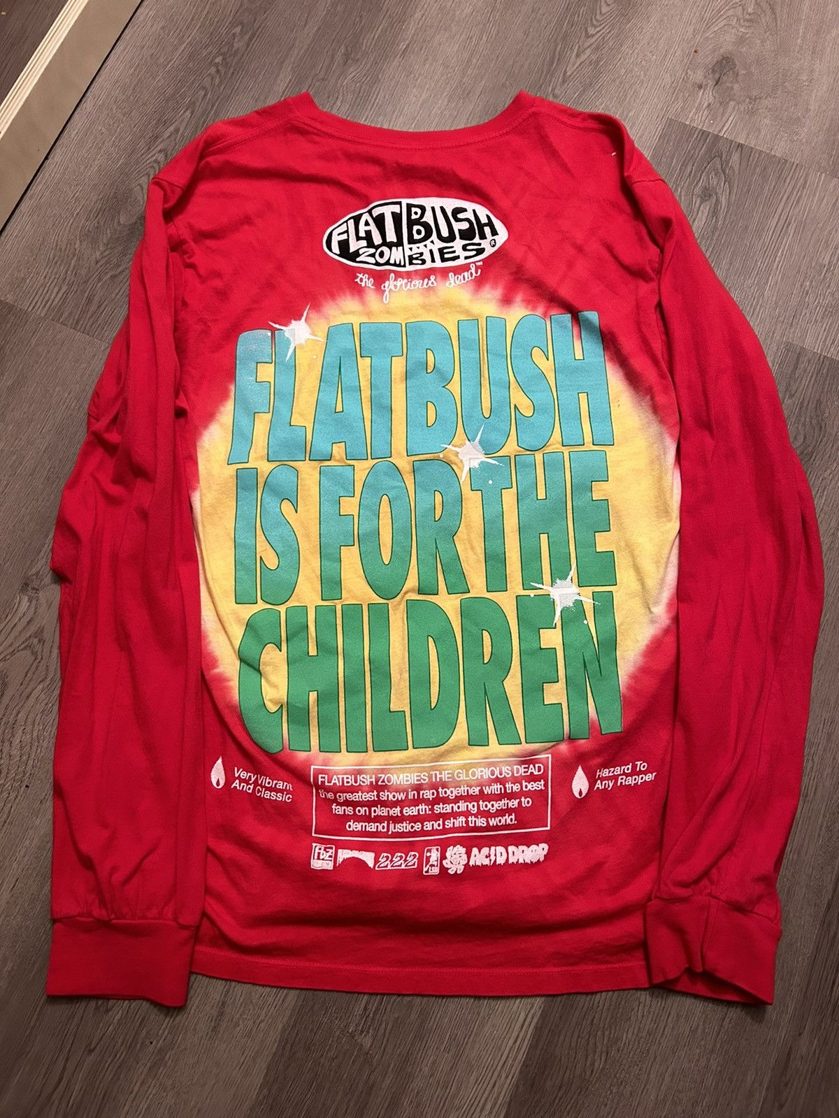 Flatbush Zombies Flatbush Zombies ACID Long Sleeve Size US XL / EU 56 / 4 - 4 Thumbnail