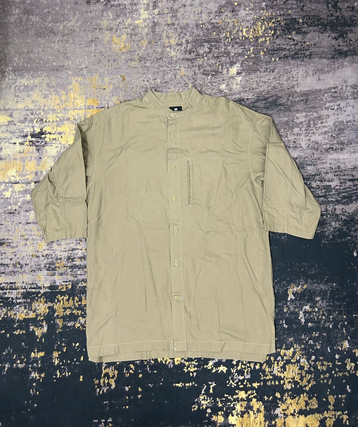 Issey Miyake Vintage Issey Miyake Stand Collar Button Shirt Size US M / EU 48-50 / 2 - 1 Thumbnail
