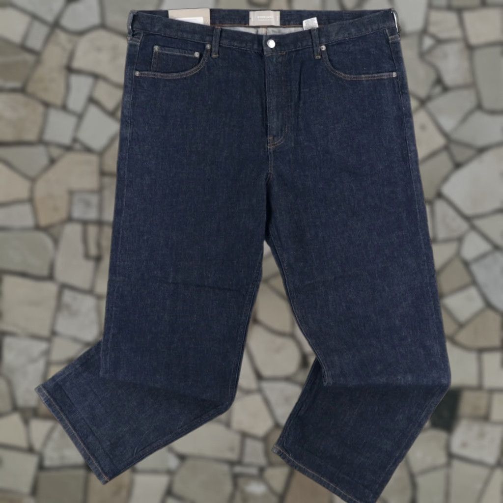 Everlane Everlane Jeans Blue Men's 40 Straight Loose Cotton Denim Pants Pants Mens Blue 40 Relaxed Fit木 Size US 40 / EU 56 - 1 Thumbnail