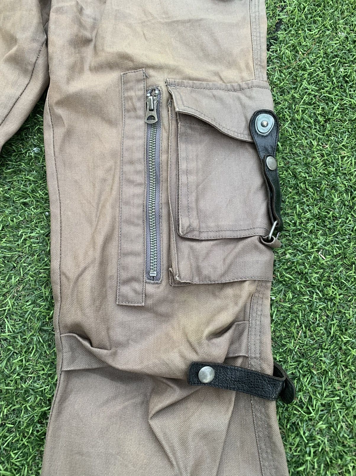 Tornado Mart Tornado Mart Waxed Cargo Pants Size US 30 / EU 46 - 3 Thumbnail
