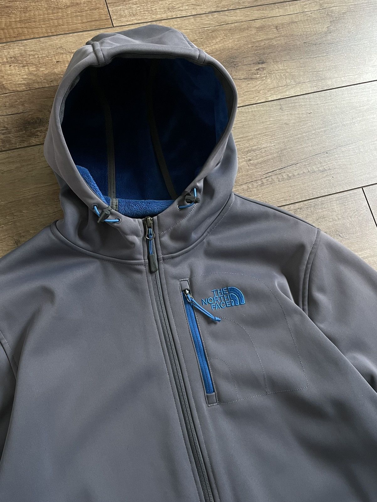 The North Face The North Face Hooded Softshell Fleece Thermo Jacket Shell Size US L / EU 52-54 / 3 - 8 Thumbnail