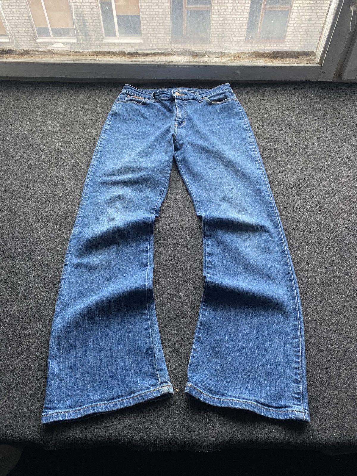 Wrangler 🔥Vntg Wrangler Sexy Bootcut Wom Jeans blue y2k 31 western Size 31" - 1 Thumbnail