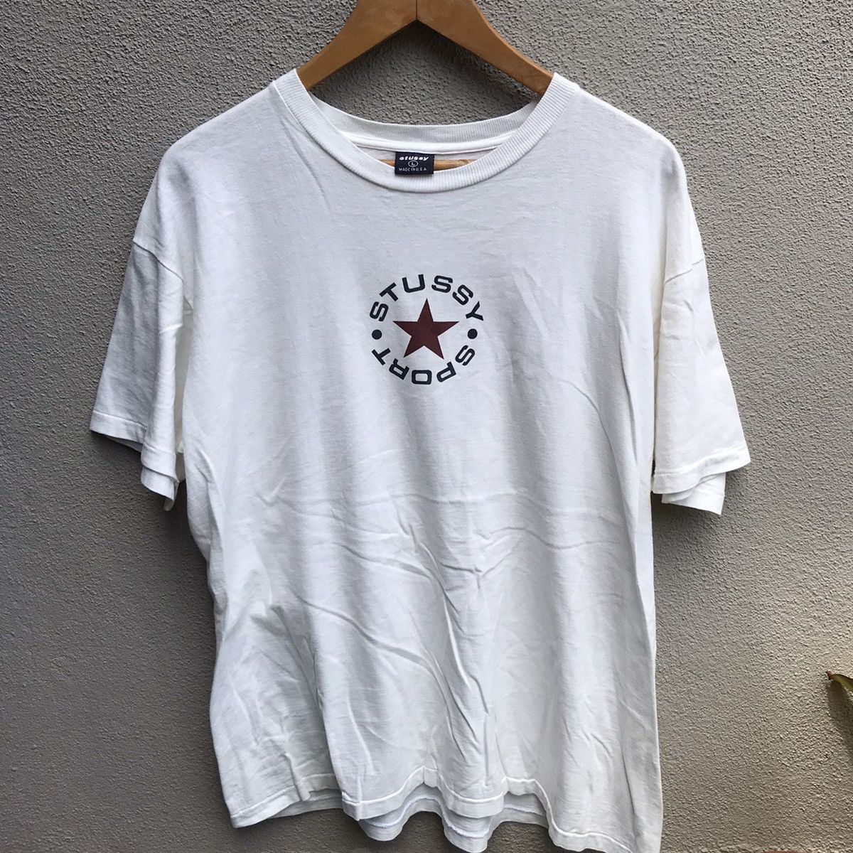Stussy Vintage 90s STUSSY Sport usa tee Size US L / EU 52-54 / 3 - 2 Thumbnail