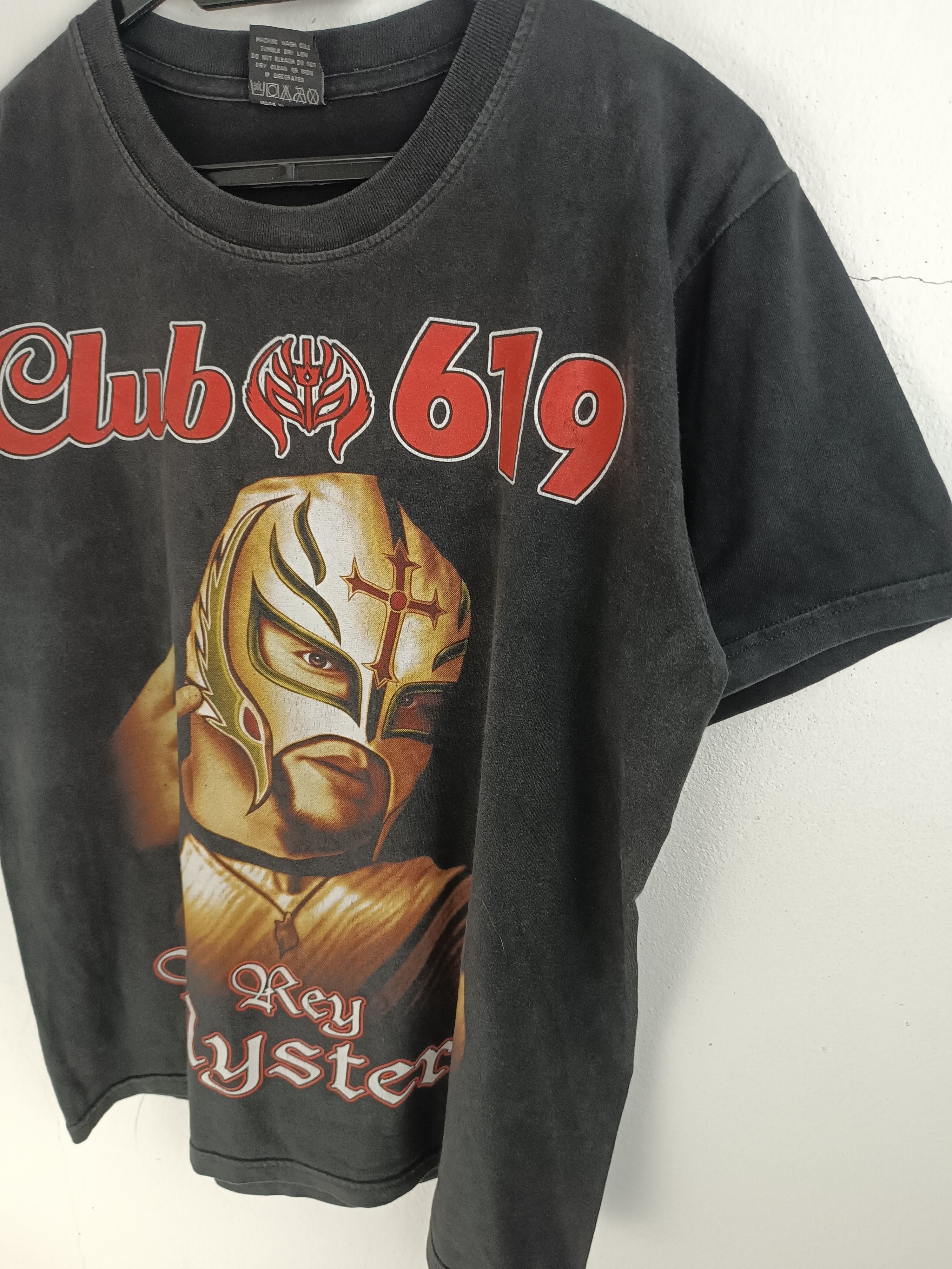 WWE VINTAGE Y2K REY MYSTERIO CLUB 619 OVERPRINT STYLE VERY RARE Size US M / EU 48-50 / 2 - 10 Thumbnail