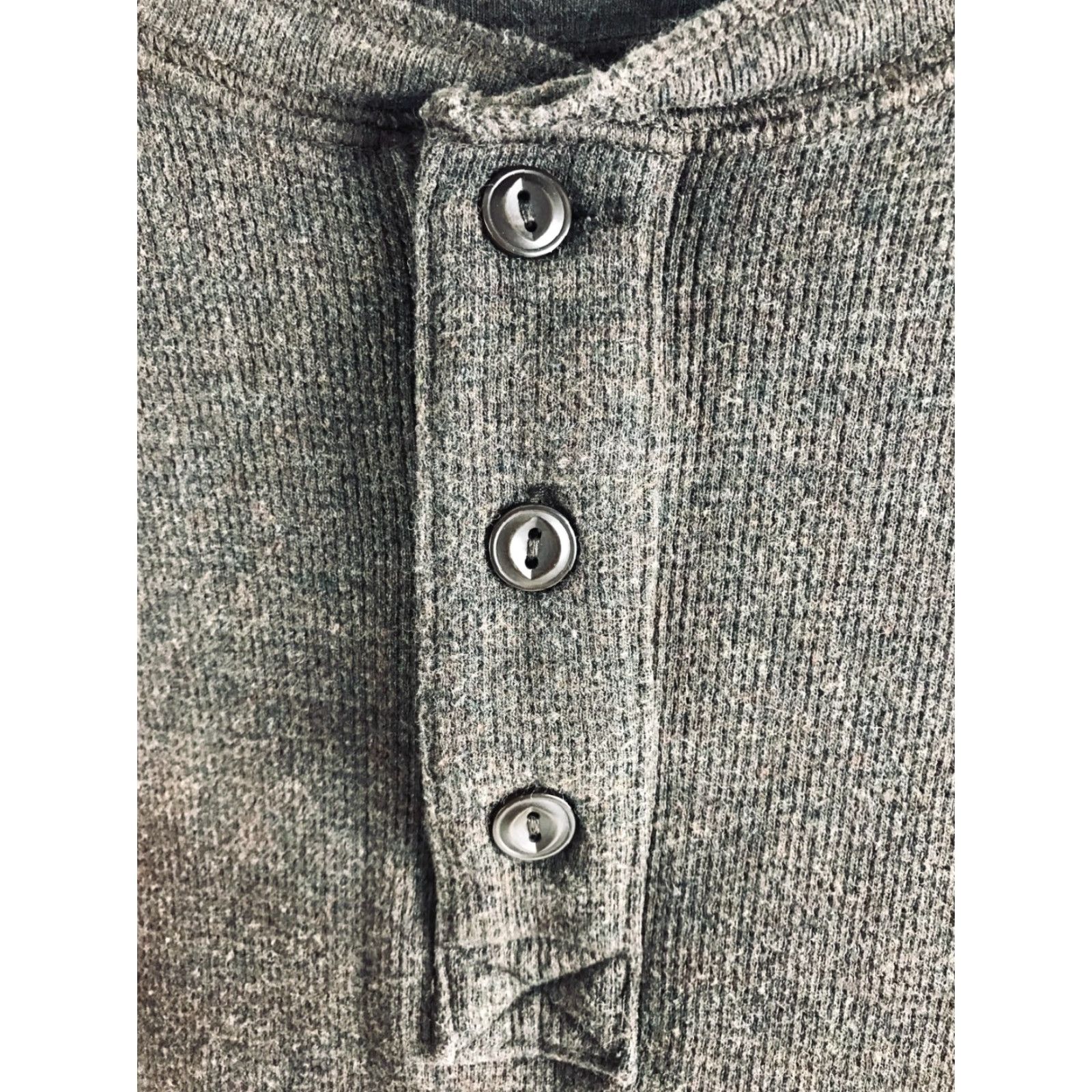 Vintage Sonoma Shirt Mens Large Brown Long Sleeve Henley Knit T-Shirt Regular Casual Life+Style Size US L / EU 52-54 / 3 - 3 Thumbnail