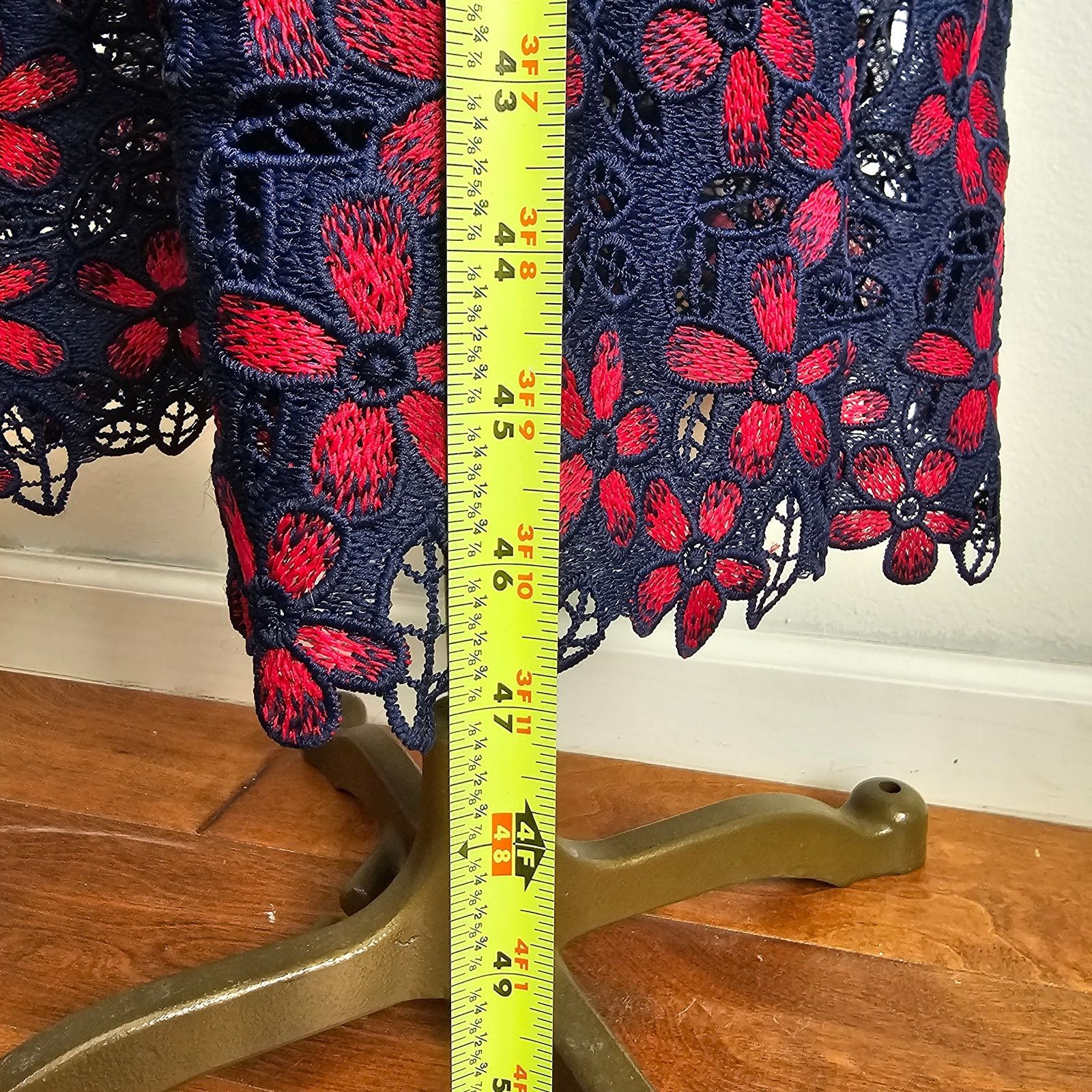 Other Tuckernuck POMANDER Place Midnight Floral Seraphina Dress L Size L / US 10 / IT 46 - 6 Thumbnail