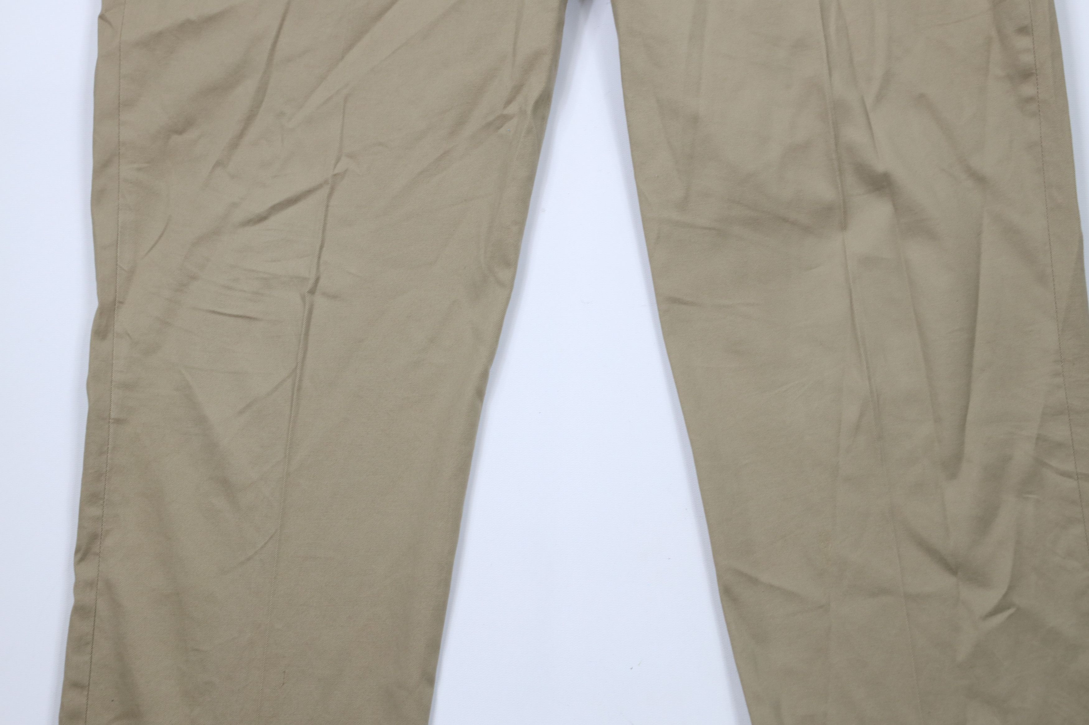 J.Crew × Vintage J Crew Bowery Classic Fit Flat Front Chino Pants Beige Size US 36 / EU 52 - 3 Thumbnail