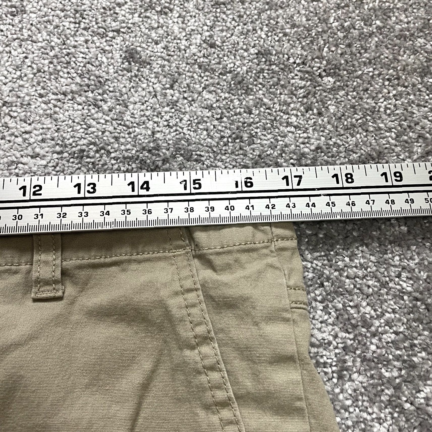 Vintage No Boundaries Bermuda Shorts Mens 34 Brown Cotton Chino Bermuda 8in Inseam Pockets Size US 34 / EU 50 - 6 Thumbnail
