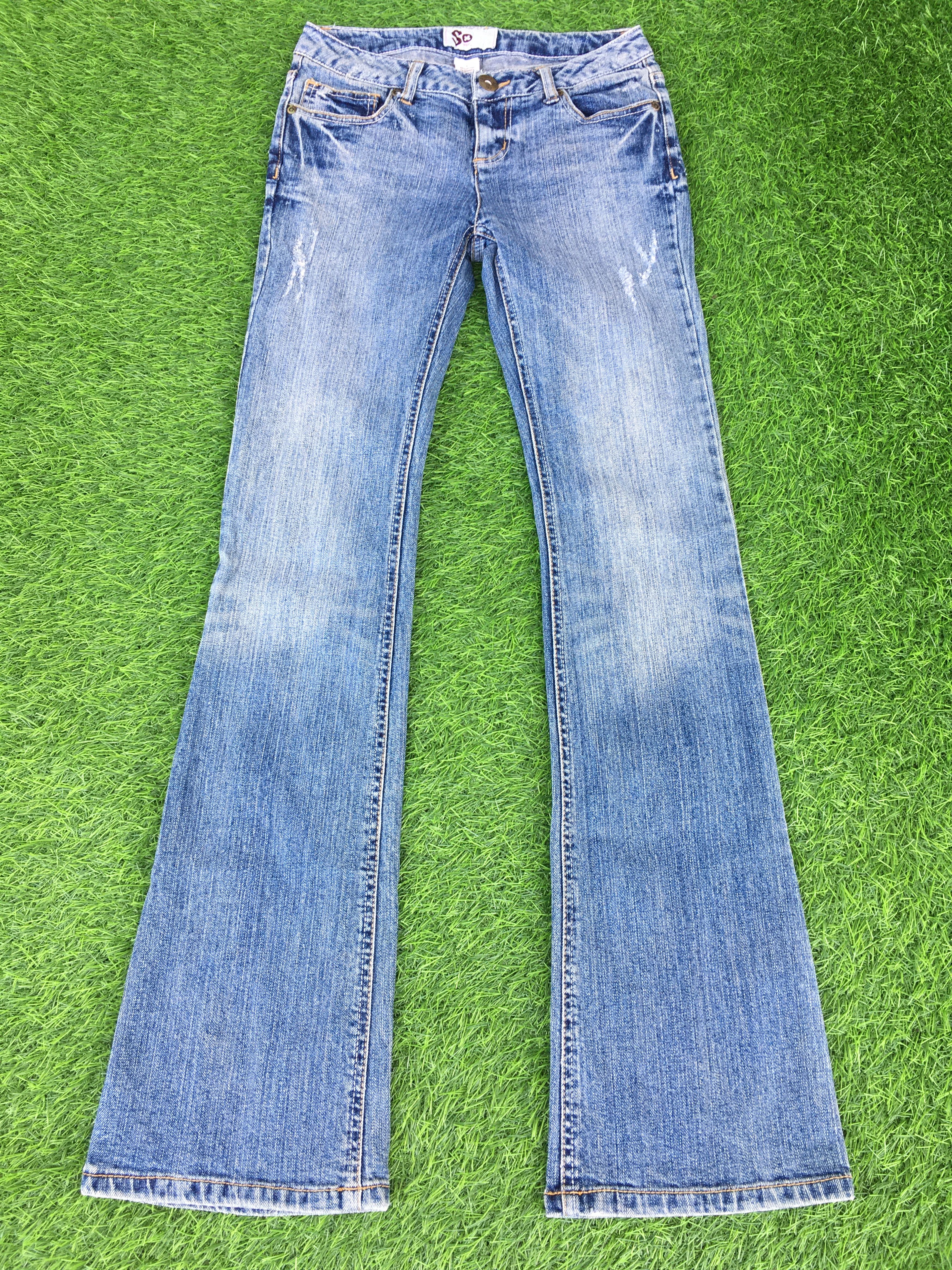 Designer Y2K Low Rise Bootcut Jeans D-1044 Size 24" / US 00 / IT 34 - 1 Thumbnail
