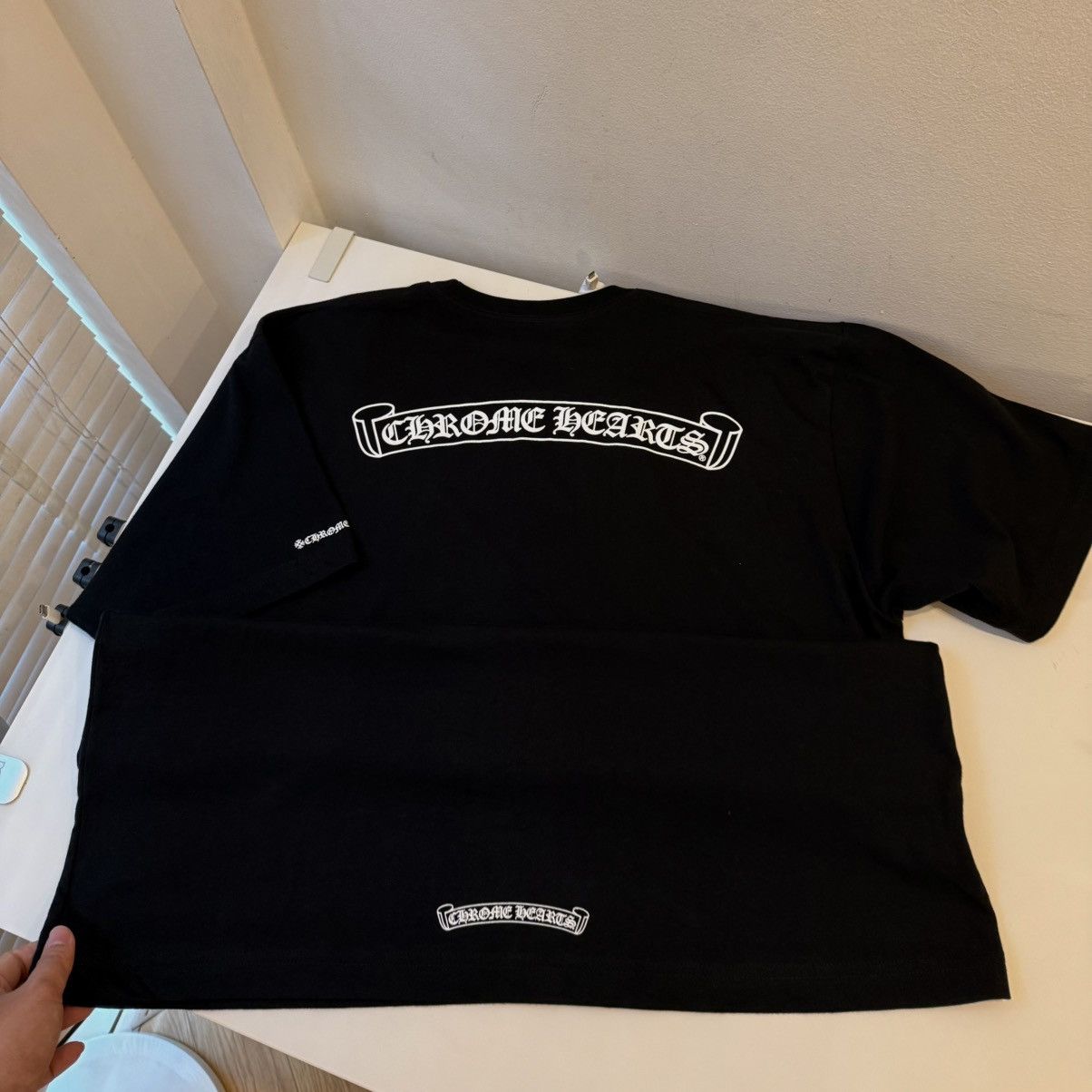 Chrome Hearts Chrome hearts scroll t-shirt Size US XL / EU 56 / 4 - 1 Thumbnail