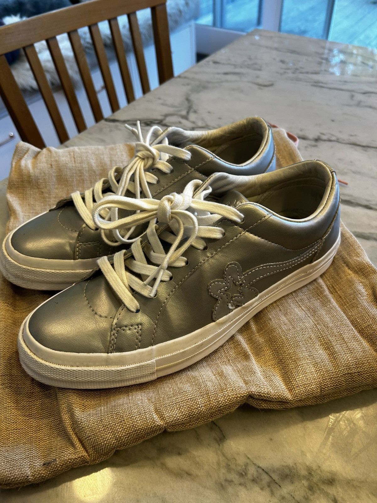 Converse × Golf Wang × Golf le Fleur Converse x Golf Le Fleur* low top Silver 3M Size US 8 / EU 41 - 10 Thumbnail