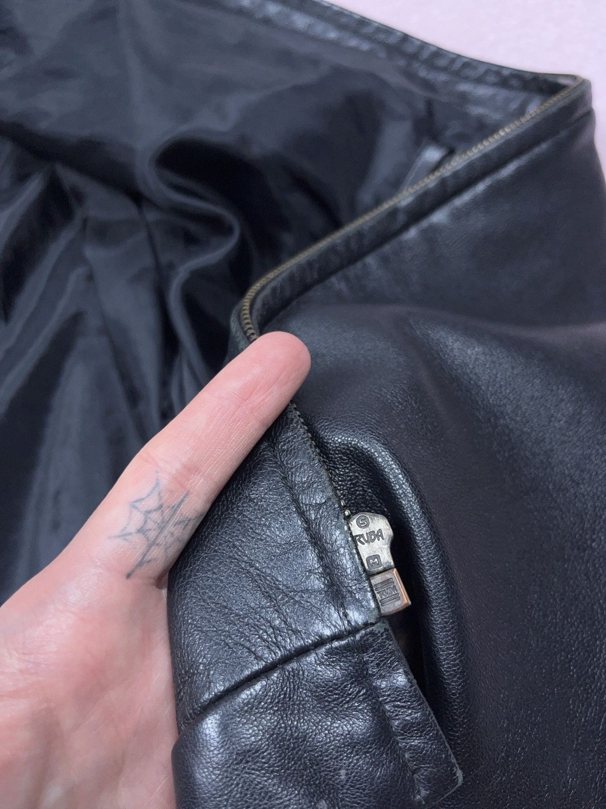 Genuine Leather ➕ top quality avant garde soft leather black jacket opium Size US S / EU 44-46 / 1 - 6 Thumbnail