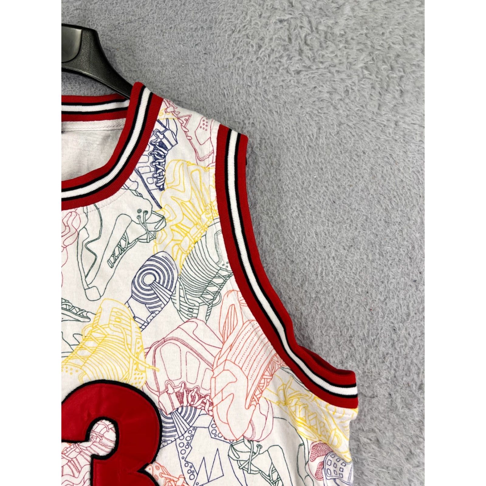 Billabong VINTAGE SMX Jersey Adult XL White #23 Jordan Shoes Sneaker Collector Dunk Shirt Men California Hawaiian 90s Mens Size US XL / EU 56 / 4 - 4 Thumbnail