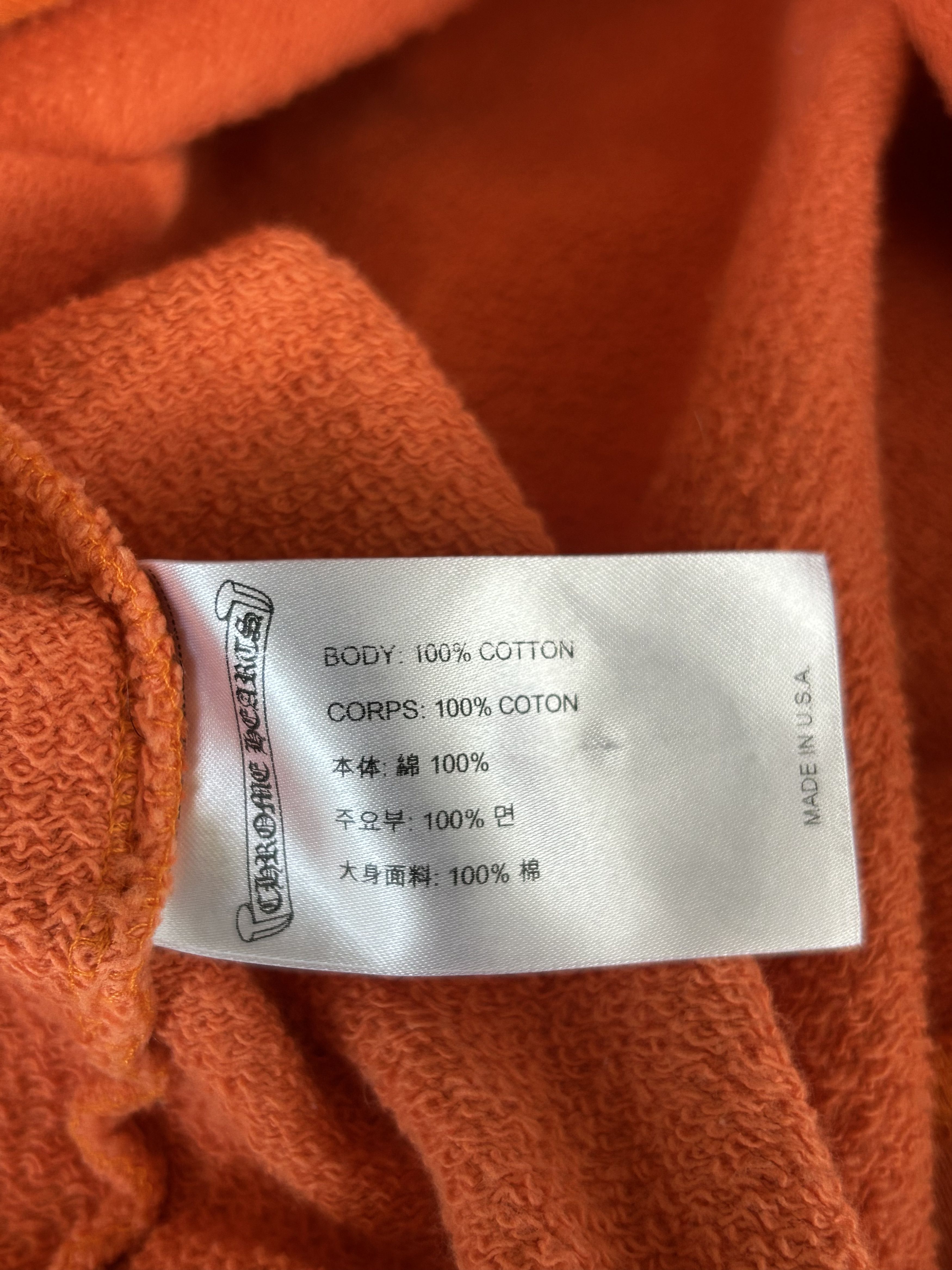Chrome Hearts Chrome Hearts Orange & Black Dagger Logo Sweater Size US S / EU 44-46 / 1 - 4 Thumbnail