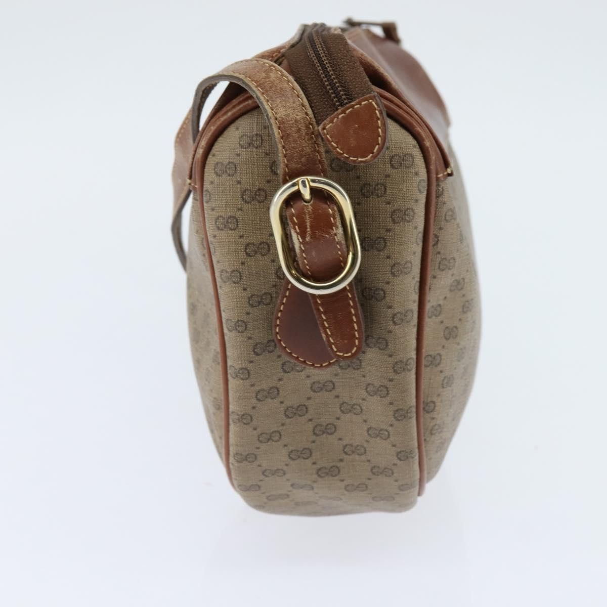 Gucci GUCCI Micro GG Supreme Shoulder Bag Pvc Beige Gold 001 984 Size ONE SIZE - 4 Thumbnail