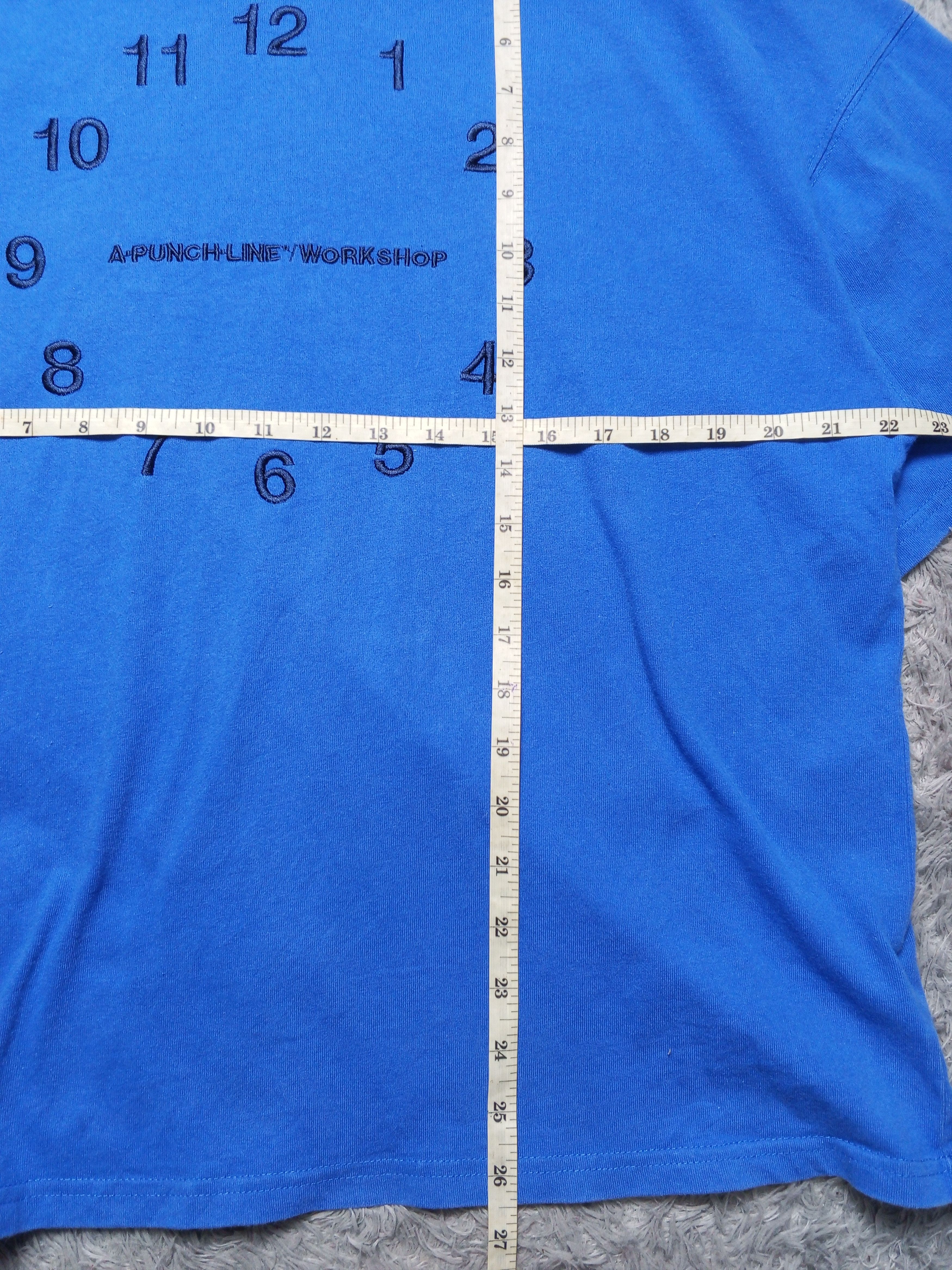 APL Embiored APL A Punch Line Workshop Time Boxy Clock Tshirt Size US L / EU 52-54 / 3 - 6 Thumbnail