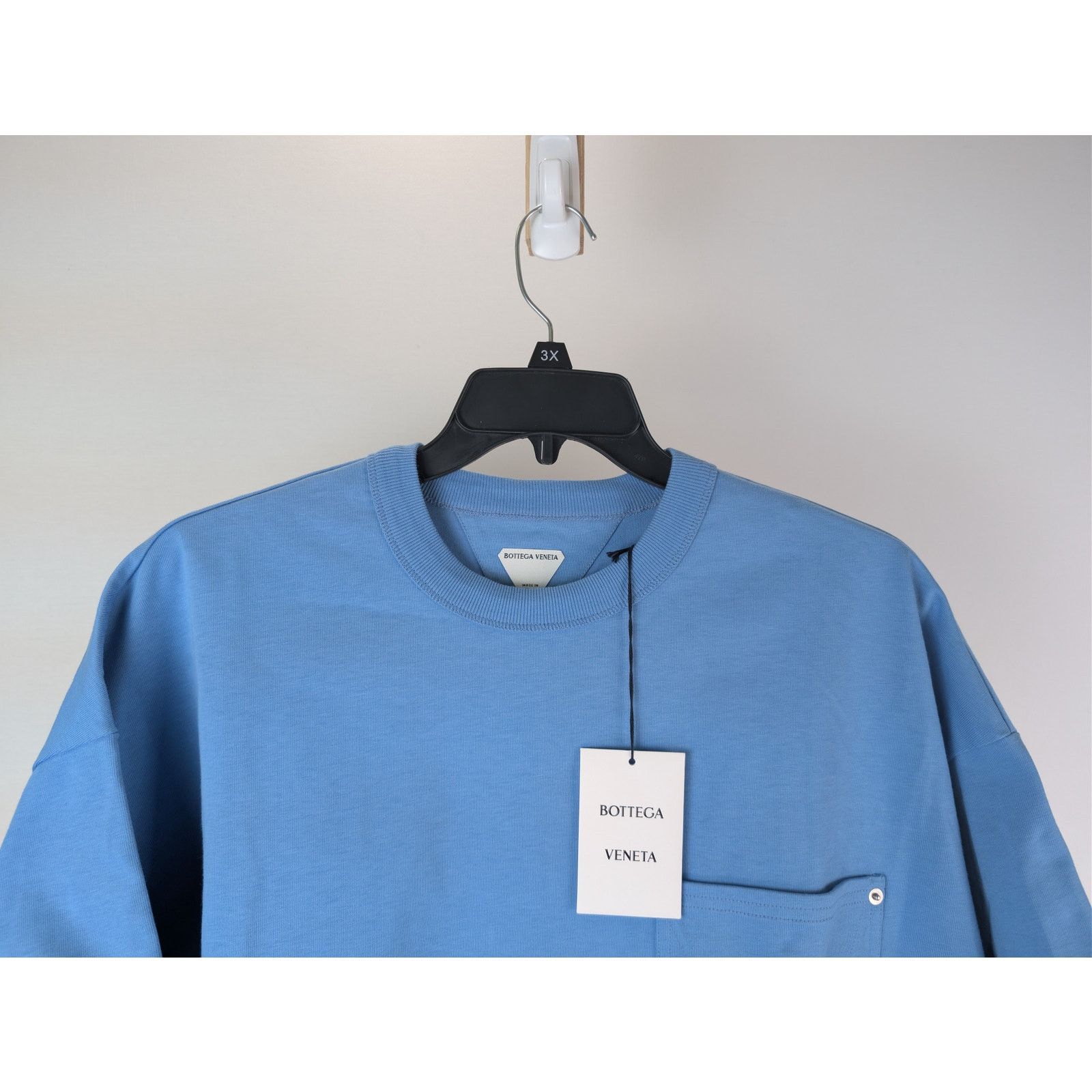 Bottega Veneta o1rshd1 chest patch pocket oversized cotton jersey T-shirt Size US XL / EU 56 / 4 - 2 Thumbnail