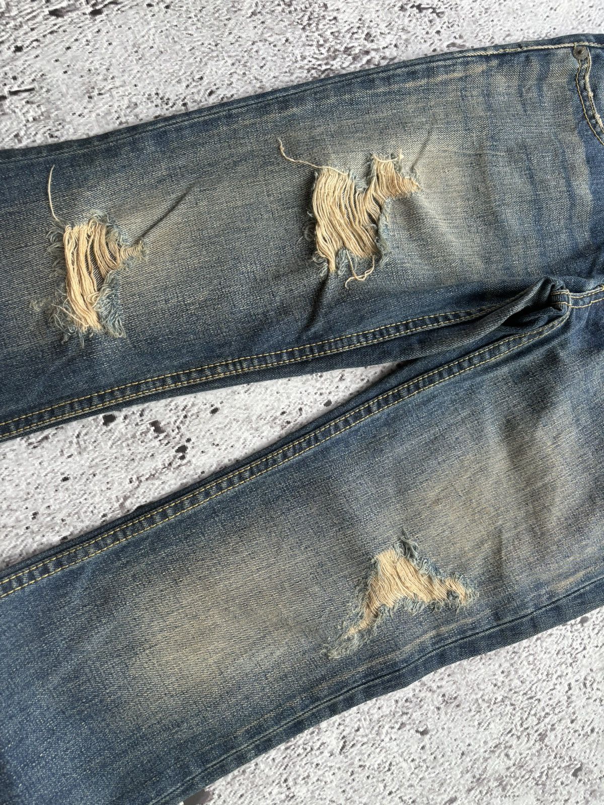 Tornado Mart 2000's Flare Moussy Denim Jeans Size US 29 - 6 Thumbnail