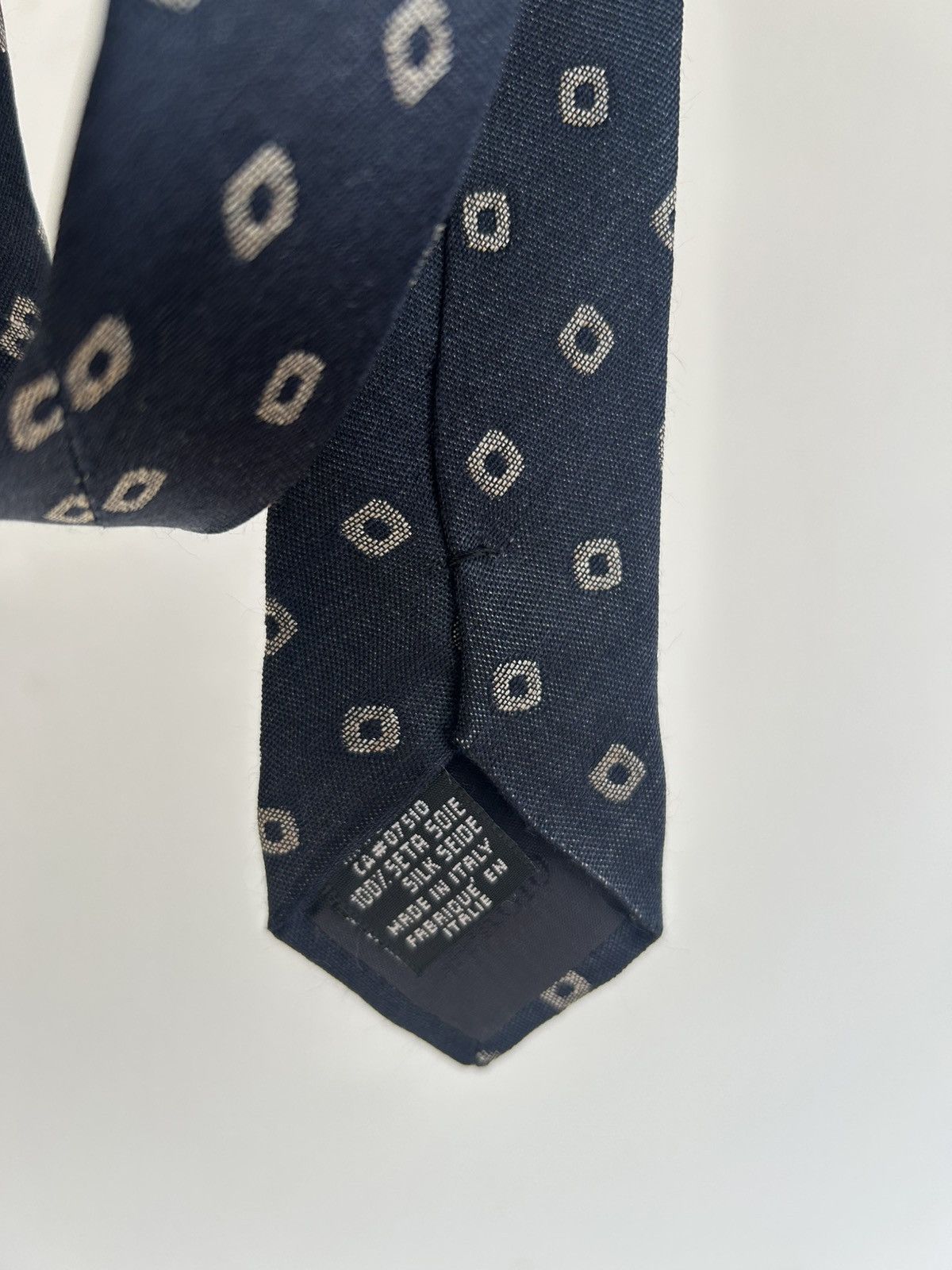 Armani Giorgio Armani Vintage Cravat Blue Size ONE SIZE - 4 Thumbnail