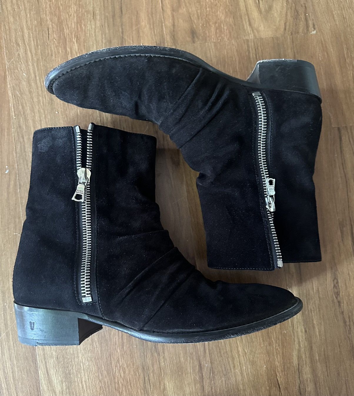 Amiri Amiri Stack Suede Boot Black Size US 9 / EU 42 - 2 Thumbnail