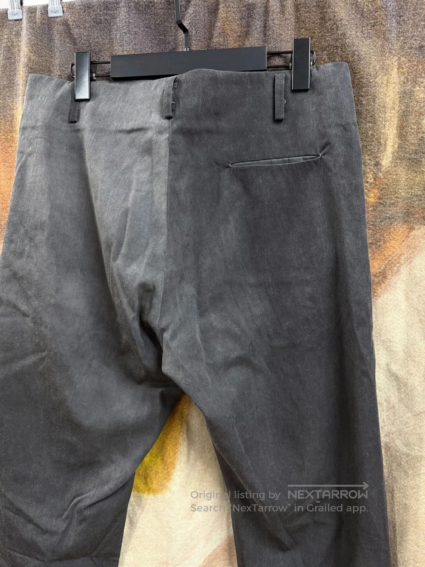 Comme des Garcons Homme Plus Washed Cross Straight Leg Pants. Size US 34 / EU 50 - 8 Thumbnail