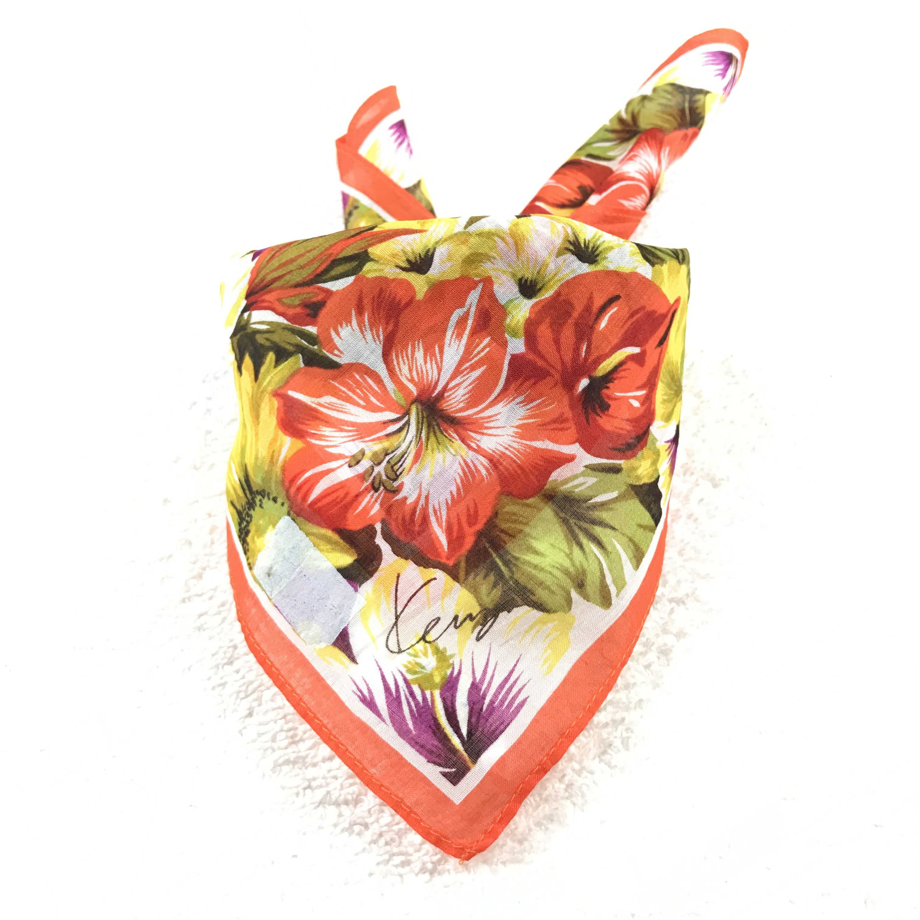 Japanese Brand × Kenzo × Vintage Vintage Kenzo Bandana Neckerchief Handkerchief Size ONE SIZE - 4 Thumbnail