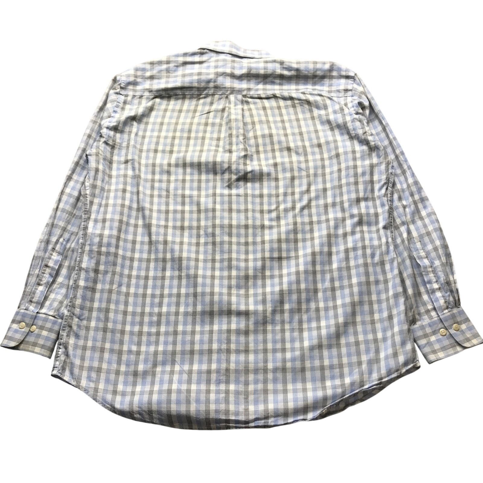 Peter Millar Peter Millar Button Shirt Men's XL Long Sleeve Blue White Size US XL / EU 56 / 4 - 2 Thumbnail