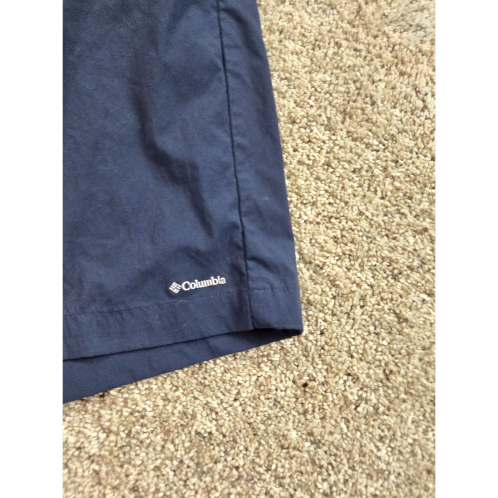 Vintage Columbia Mens Short Chino Blue 10" Inseam Stretch Pockets Logo Regular Waist 36 Size US 36 / EU 52 - 3 Thumbnail