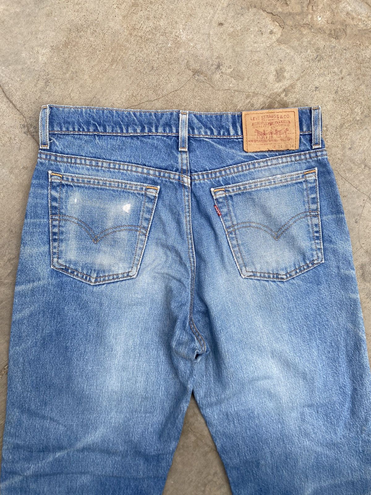Levi's Levi’s 510 Blue Distressed Denim Size US 34 / EU 50 - 15 Thumbnail