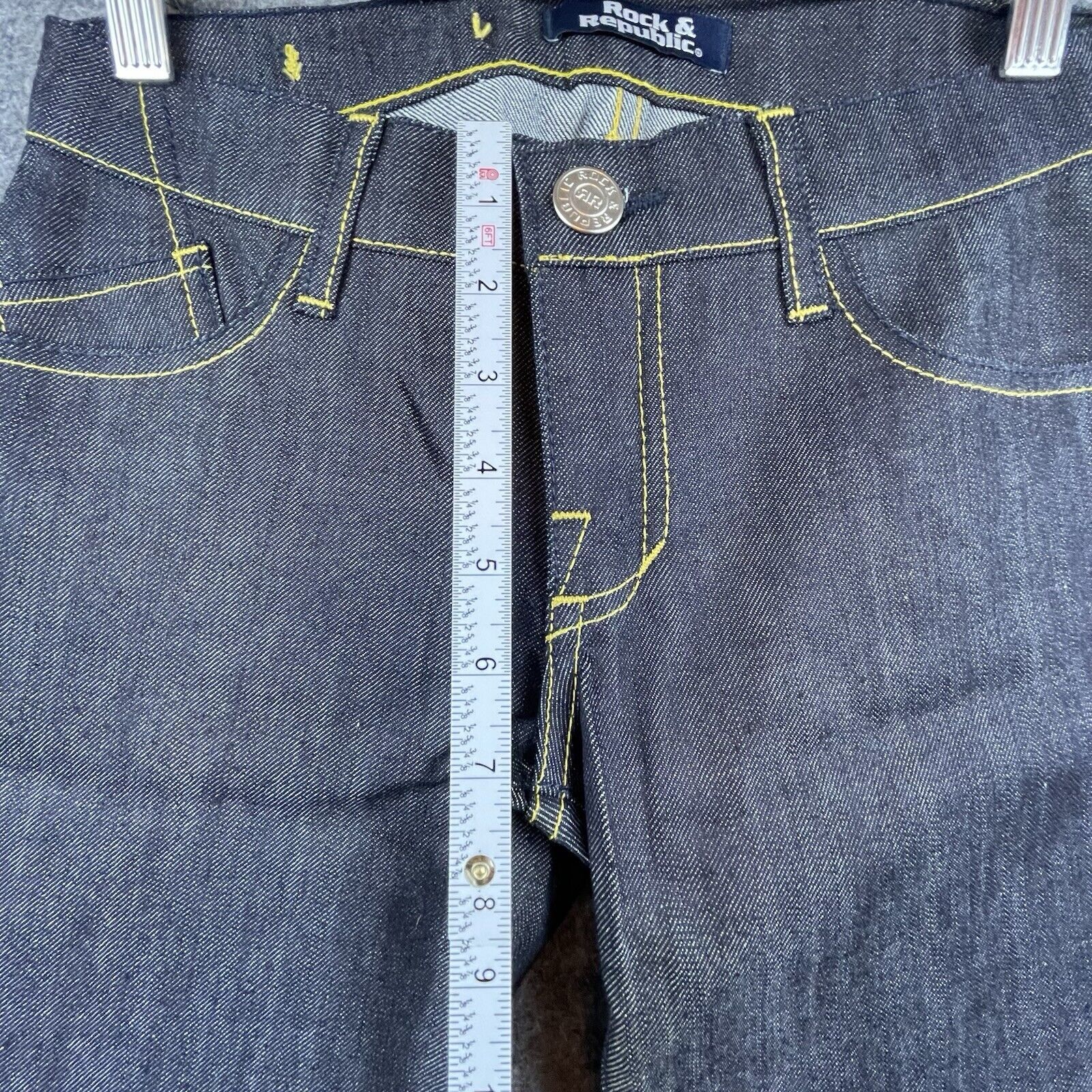Rock & Republic Rock & Republic Jeans Women 24 Roth Flare Contrast Stitching Size 24" / US 00 / IT 34 - 7 Thumbnail