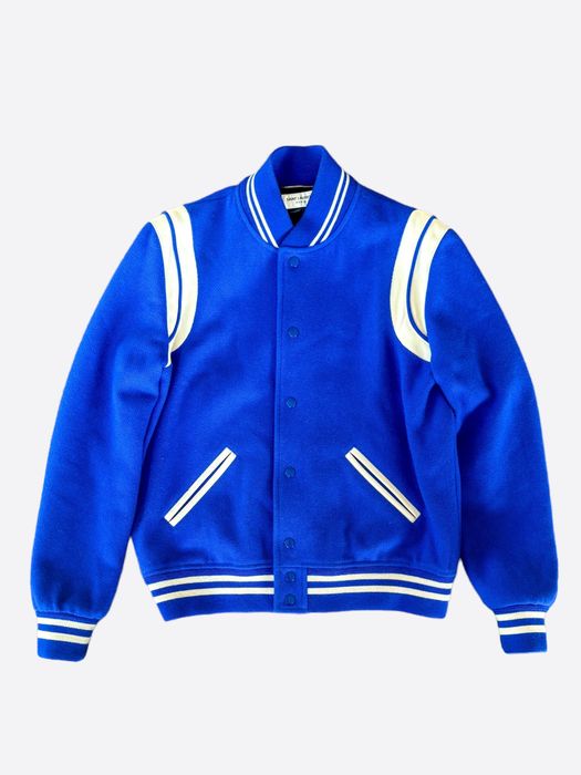 Saint laurent clearance blue teddy jacket