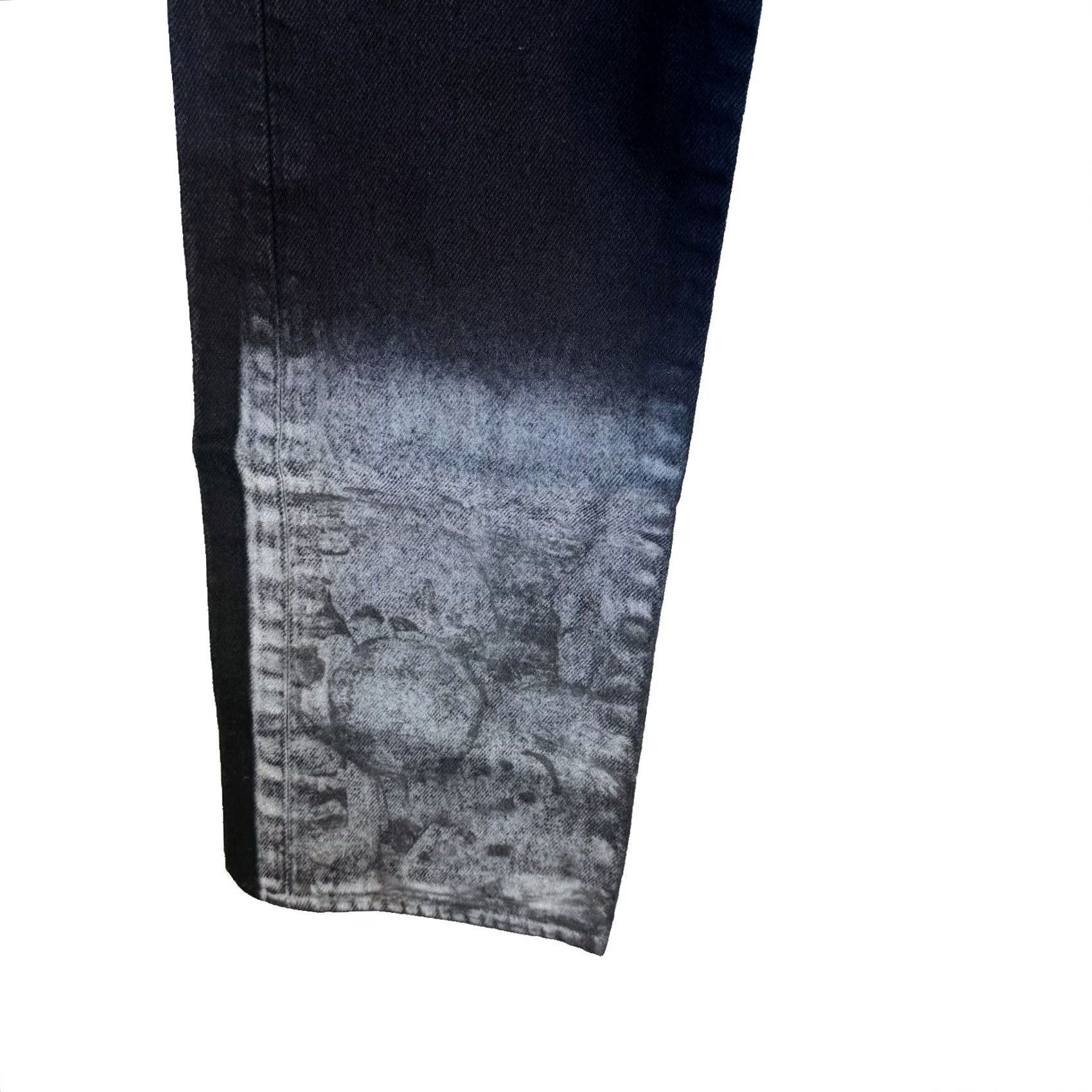 Levi's VINTAGE Levi's 501 Jeans Mens 28x32 Black Acid Wash Straight Denim Button Fly 90s Size US 28 / EU 44 - 3 Thumbnail