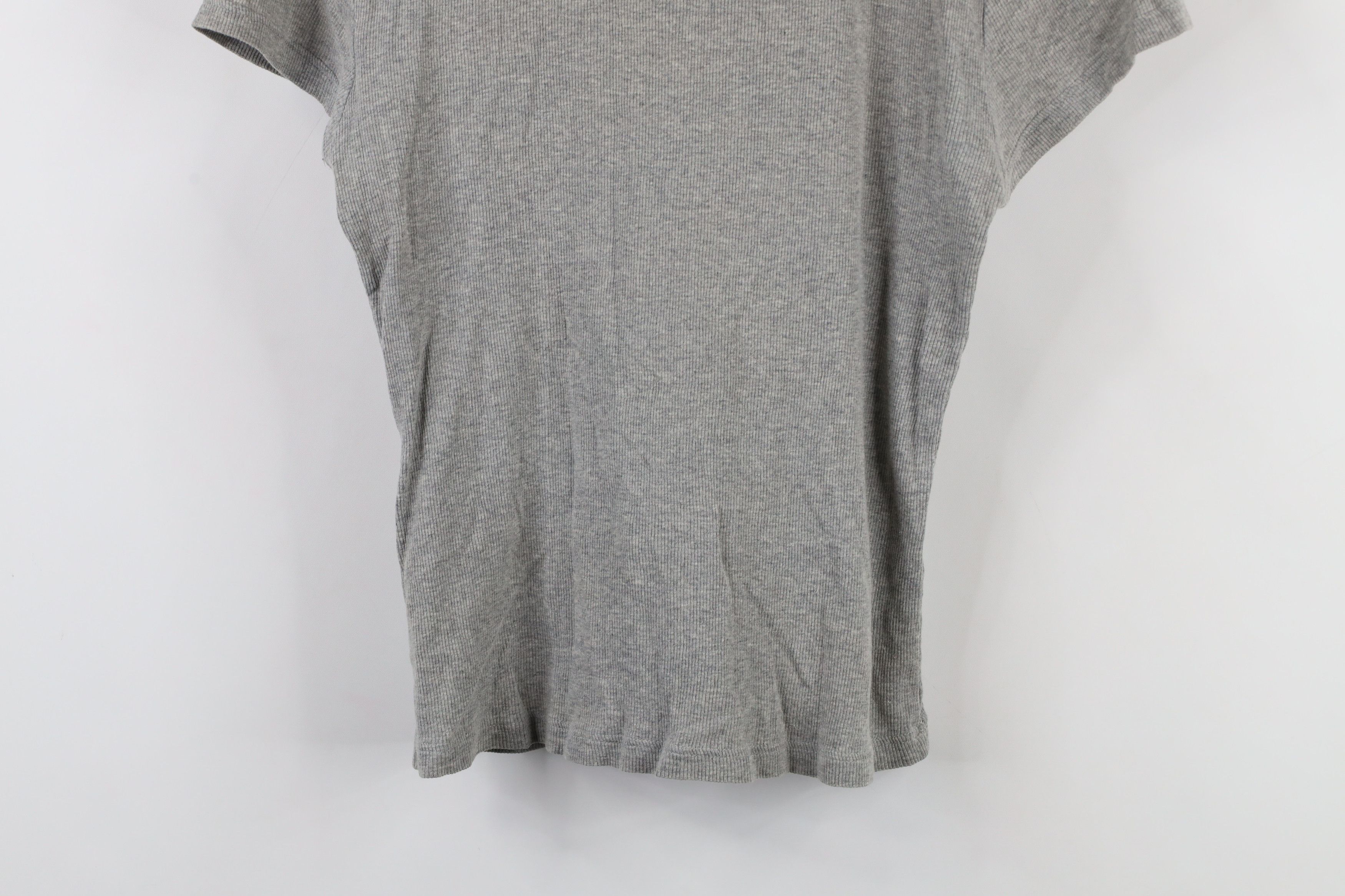 Abercrombie & Fitch × Vintage Vintage 90s Y2K Abercrombie & Fitch Ribbed Knit T-Shirt Size L / US 10 / IT 46 - 10 Thumbnail