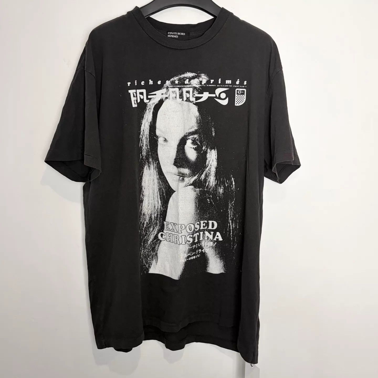 Enfants Riches Deprimes ERD Black Washed Slogan Print Short Sleeve XXL Size US XXL / EU 58 / 5 - 1 Thumbnail