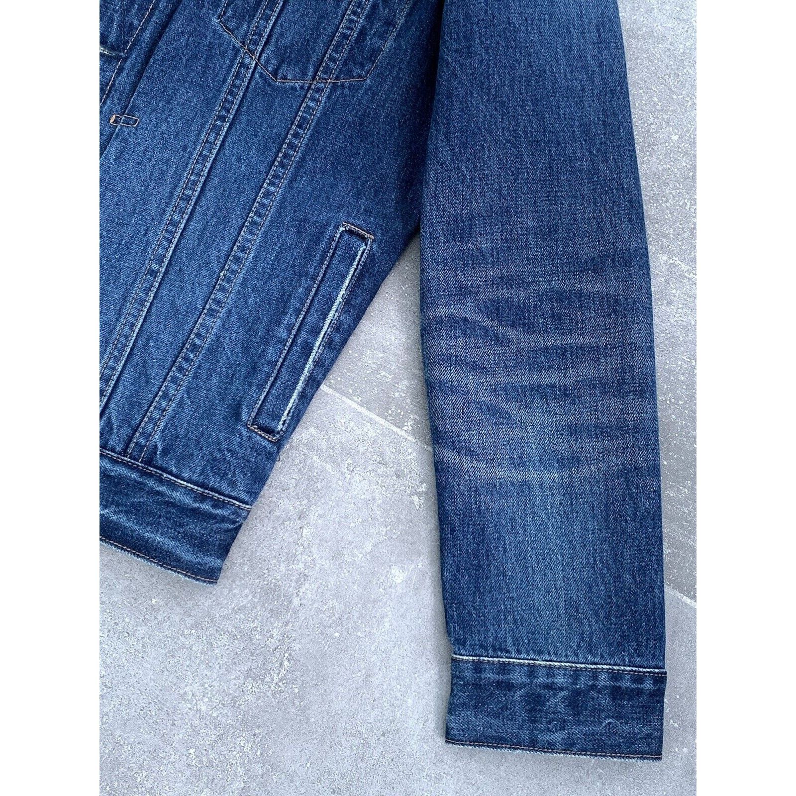 Japan Blue × Japanese Brand Men's JAPAN BLUE JEANS Denim Trucker Jacket Bomber Coat S-M Size US M / EU 48-50 / 2 - 11 Thumbnail